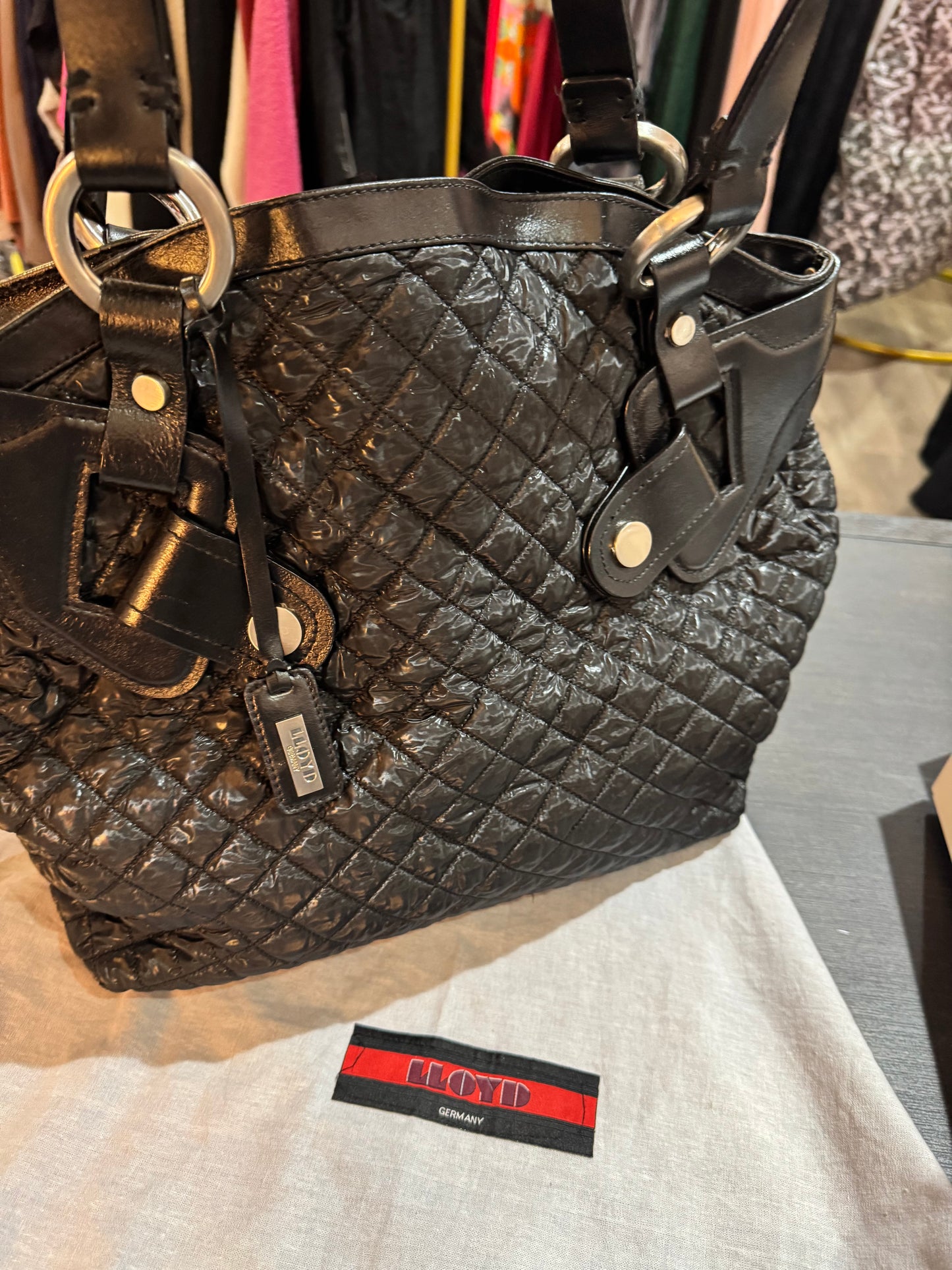Lloyd black shoulder bag
