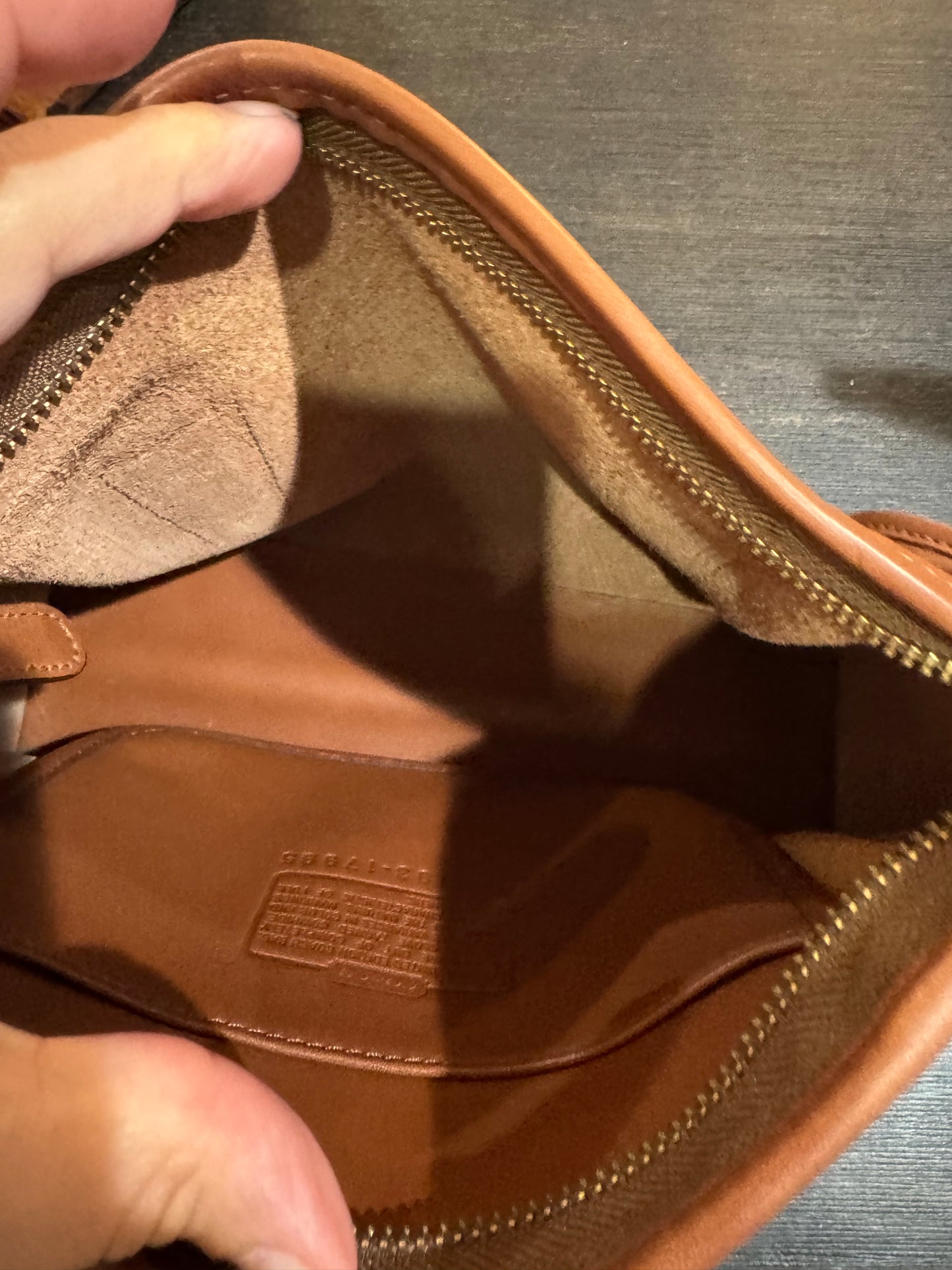 COACH PreLoved Camel Color Satchel/Lower Arm Bag