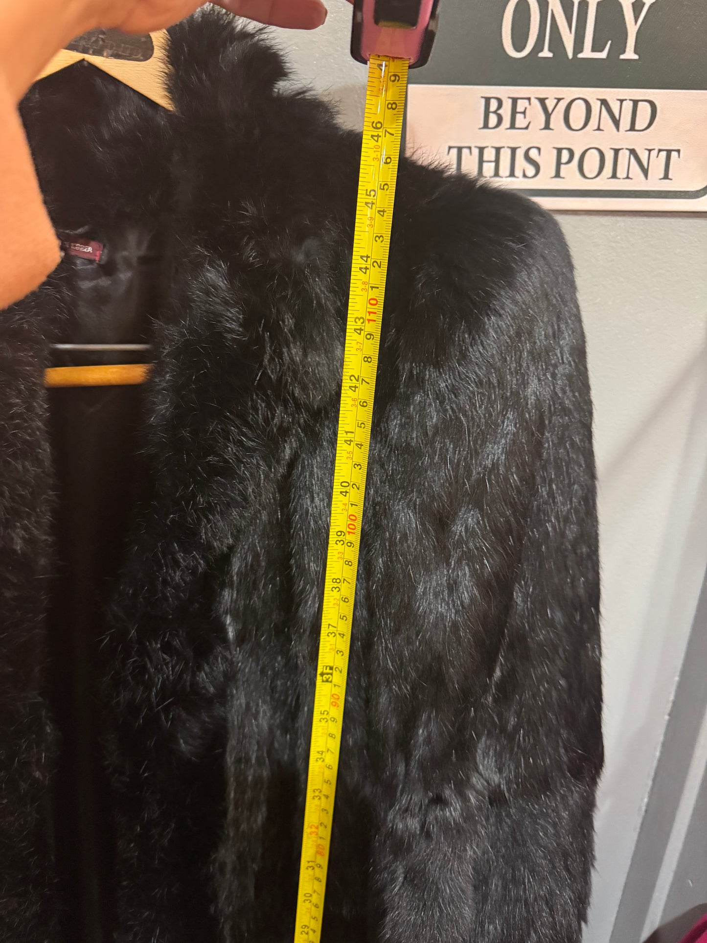 Vintage Authentic Rabbit Fur Jacket