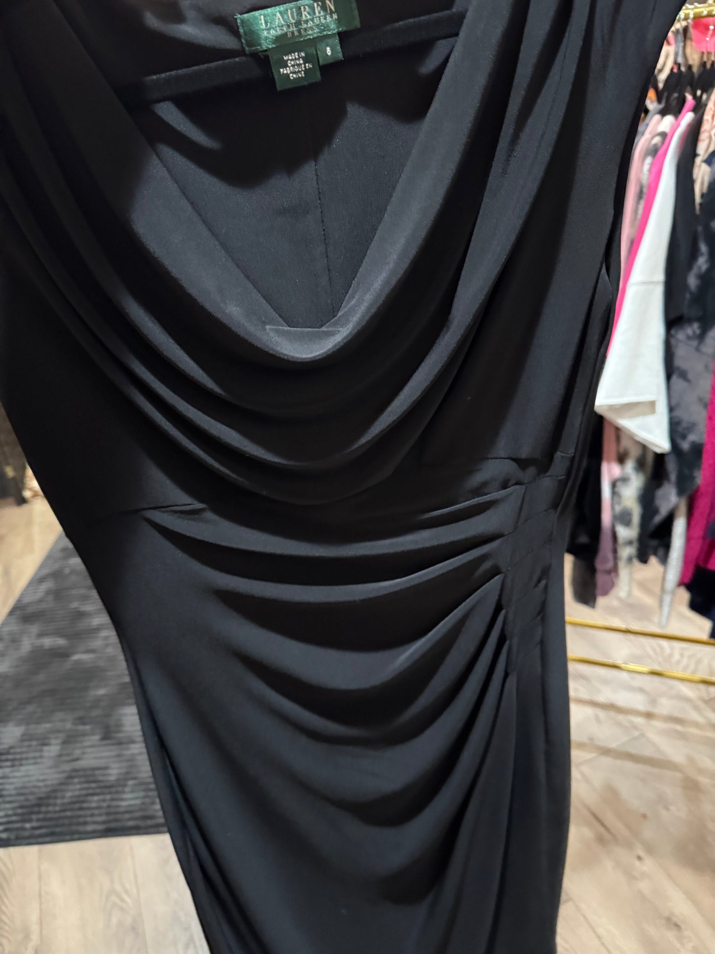 LAUREN by Ralph Lauren Black Sleeveless Dress