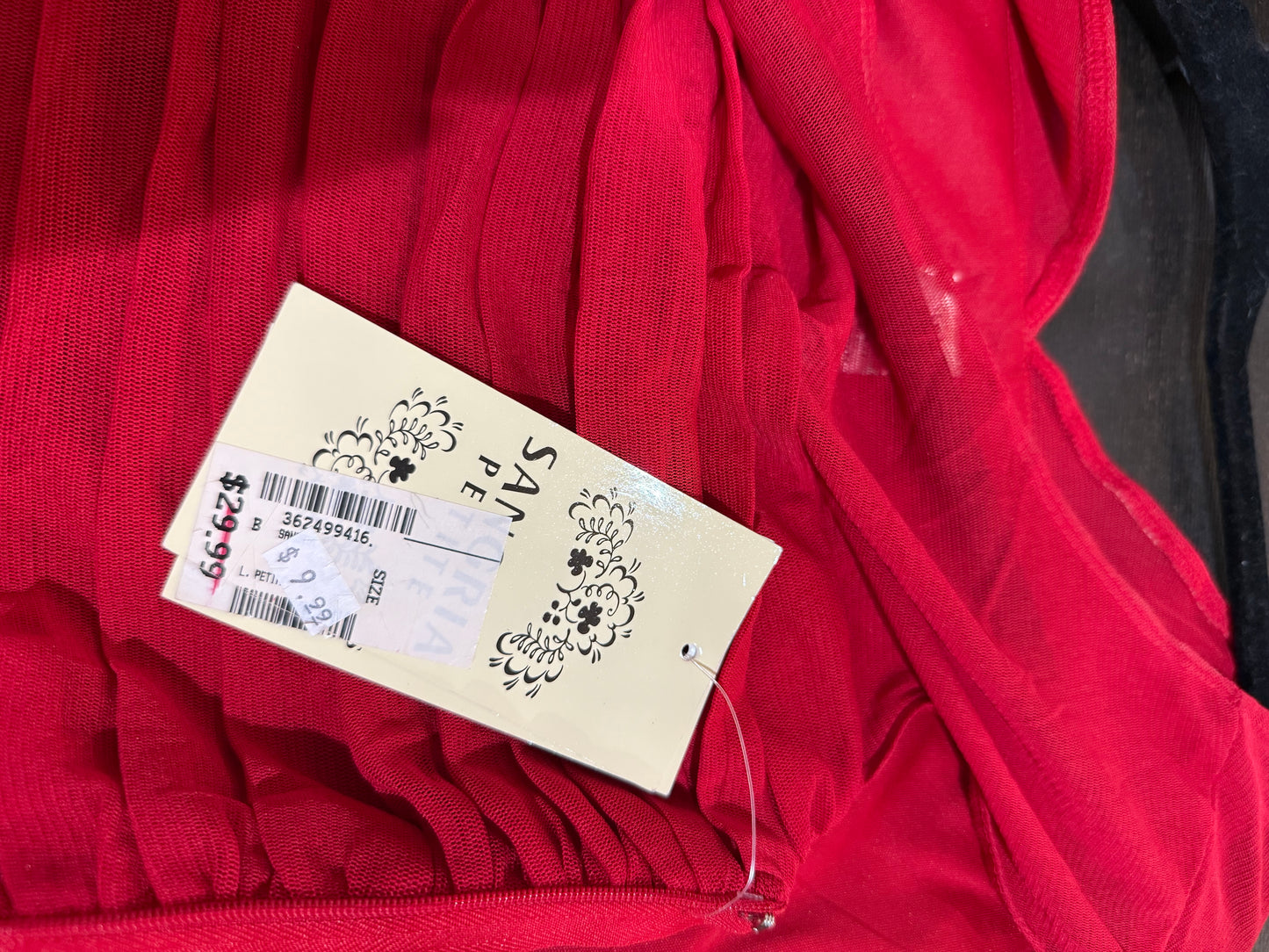 Red Sleeveless Dress - Size 6P