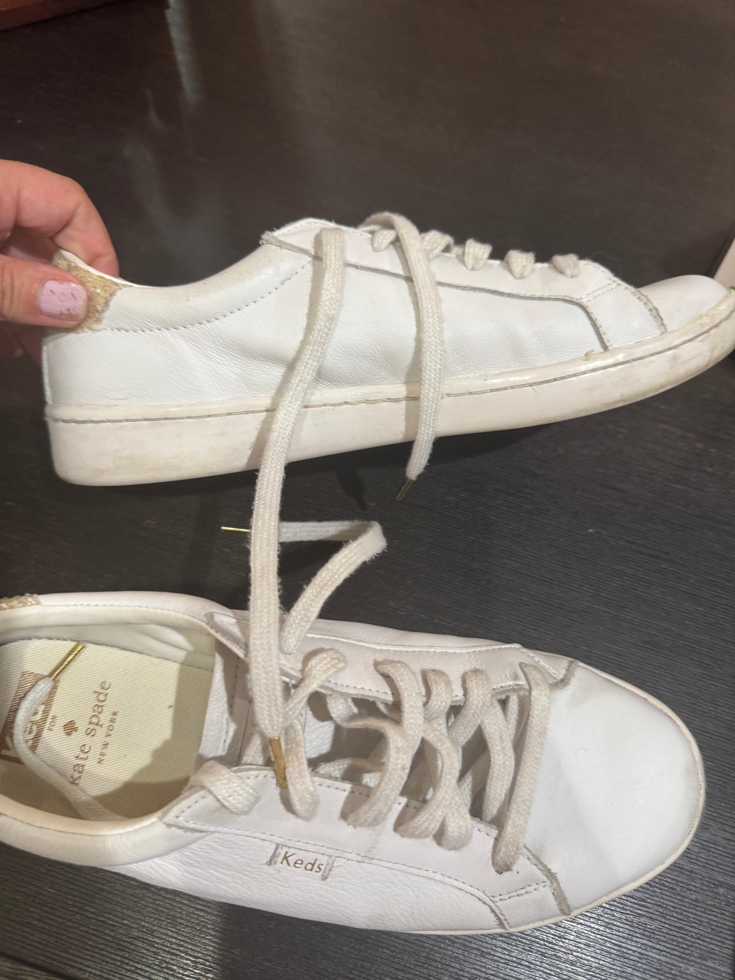Keds x Kate Spade White Tennis Shoes - PreLoved