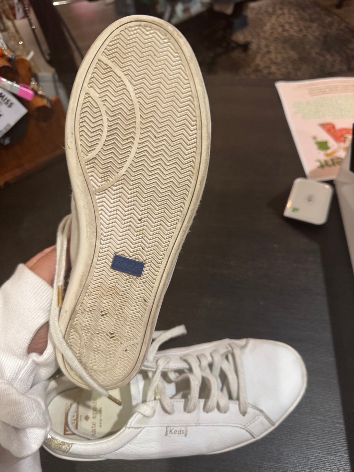 Keds x Kate Spade White Tennis Shoes - PreLoved