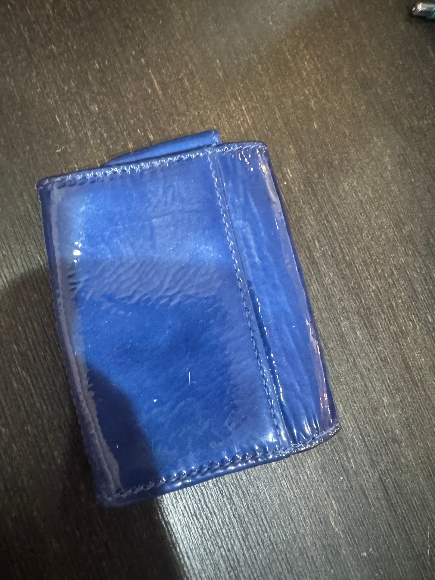 COACH Blue Small Wallet/Card Holder