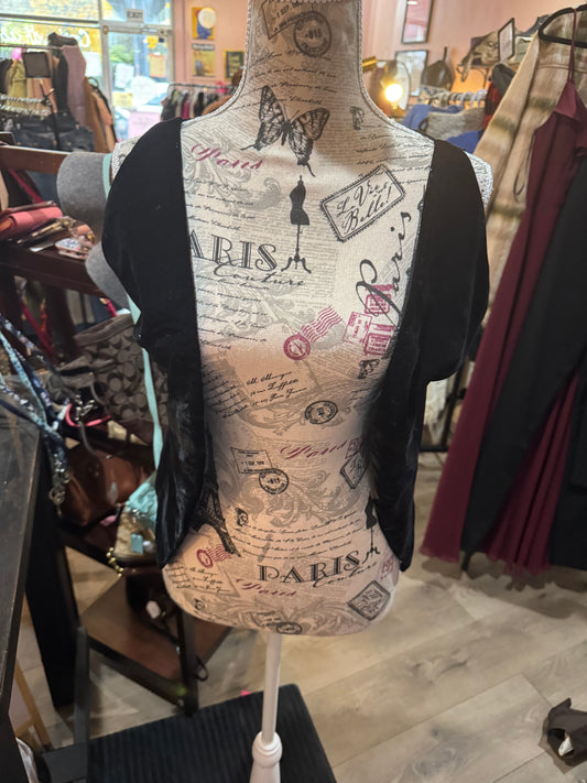 Zara Brand Black Vest - Size XS