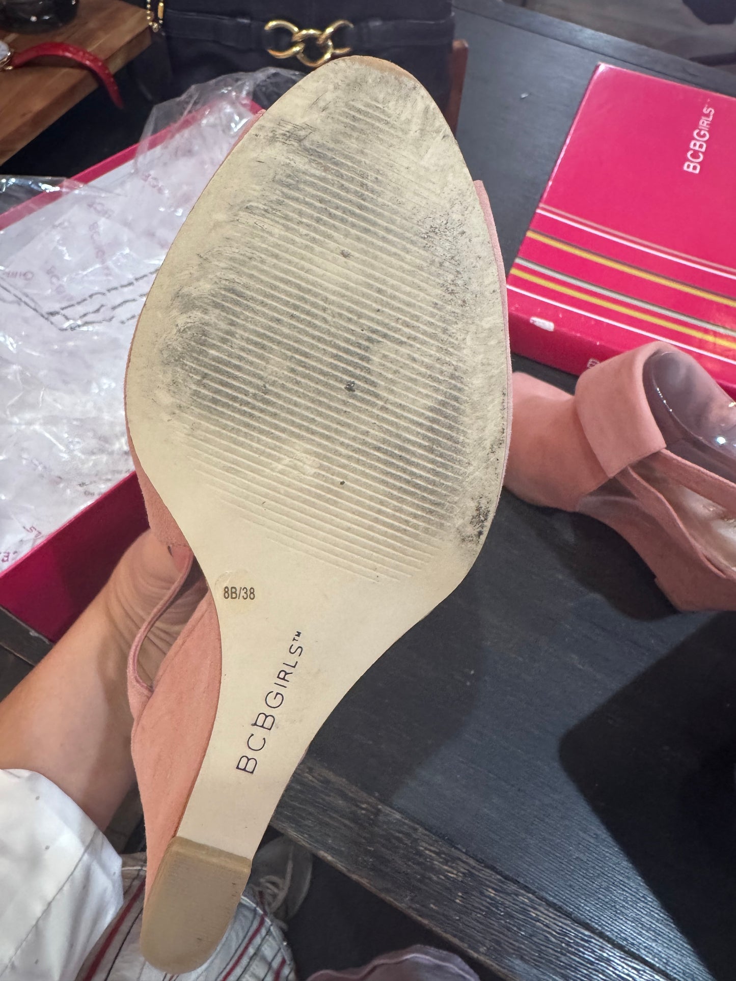 Rose Dust Color - Suede Boot - Little Wear - Size 8M