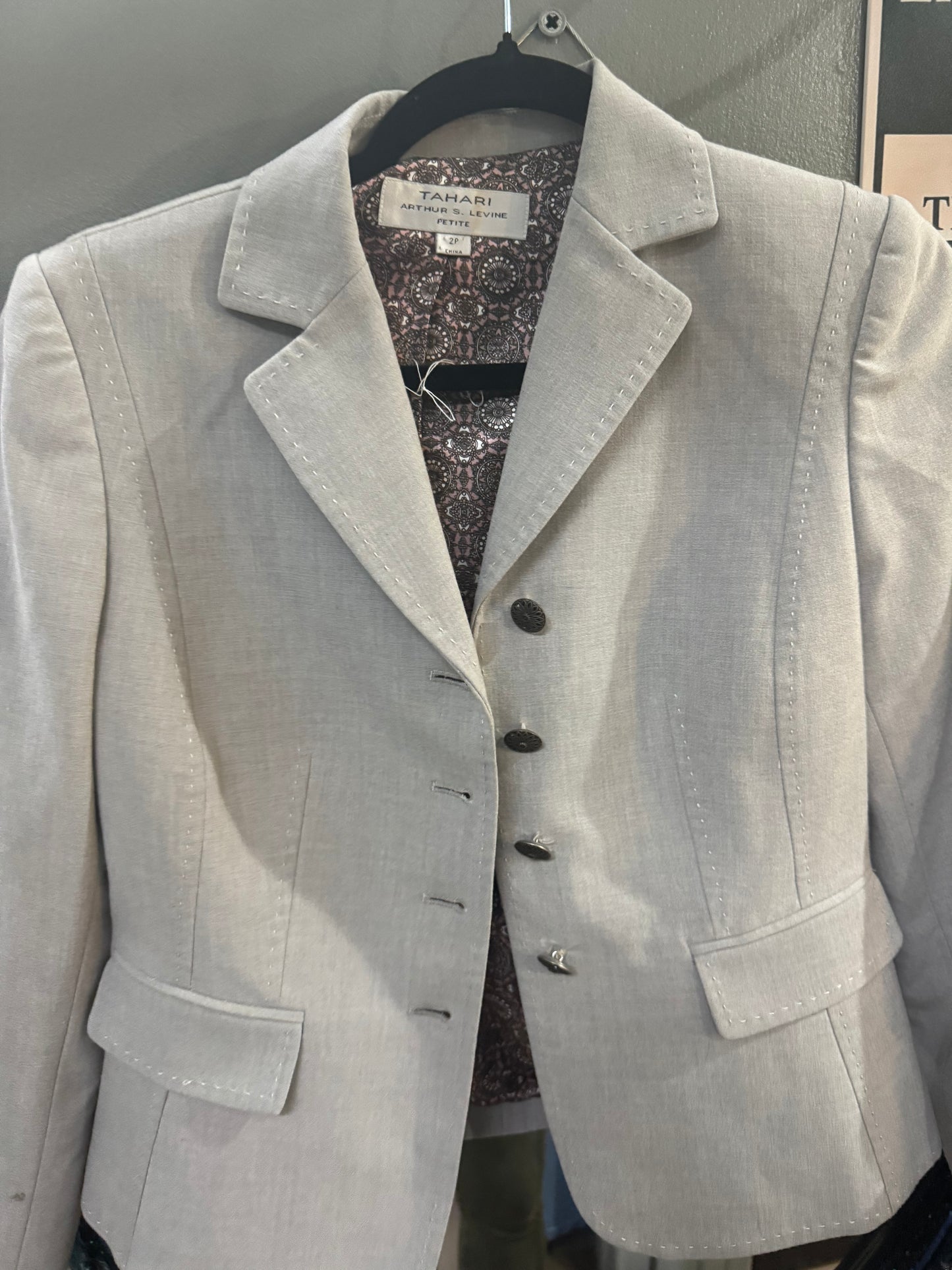 Tahari Brand - Size 2 Petite Blazer