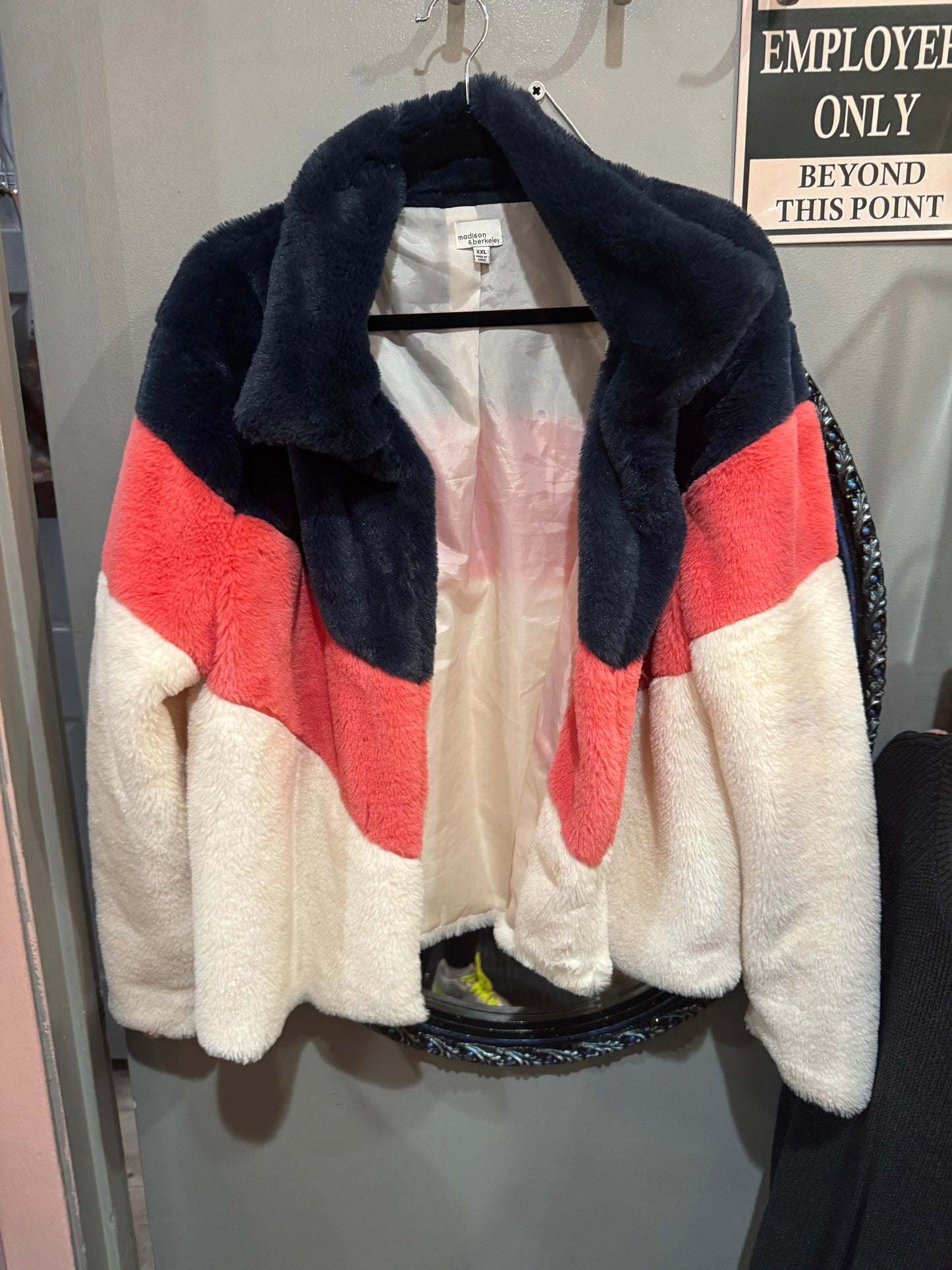 Faux Fur Jacket - 3 bold colors