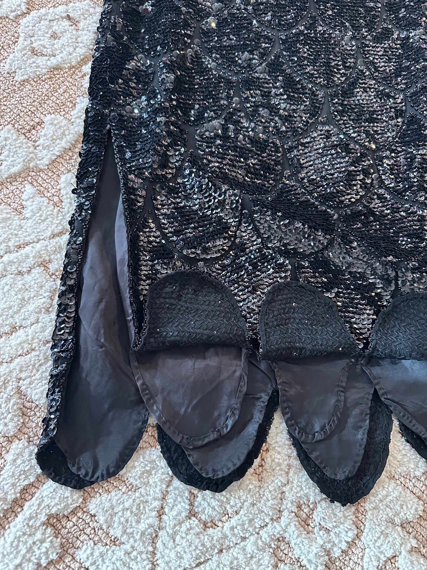 Swee Lo Black Sparkle Sequin dress