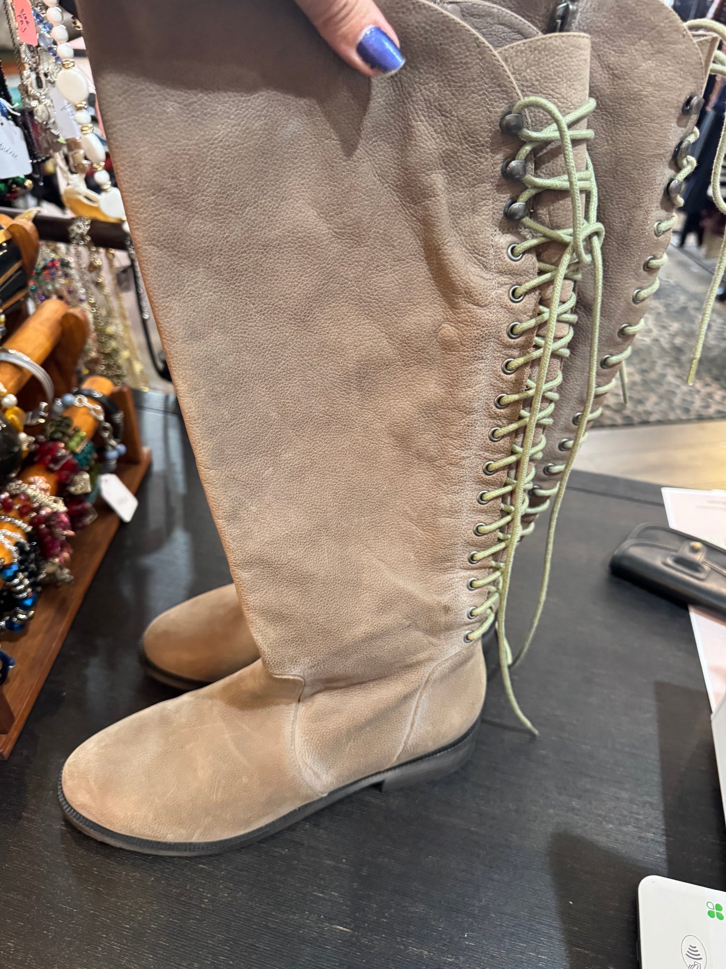 JOIE High Leg Boots - Size 29 1/2