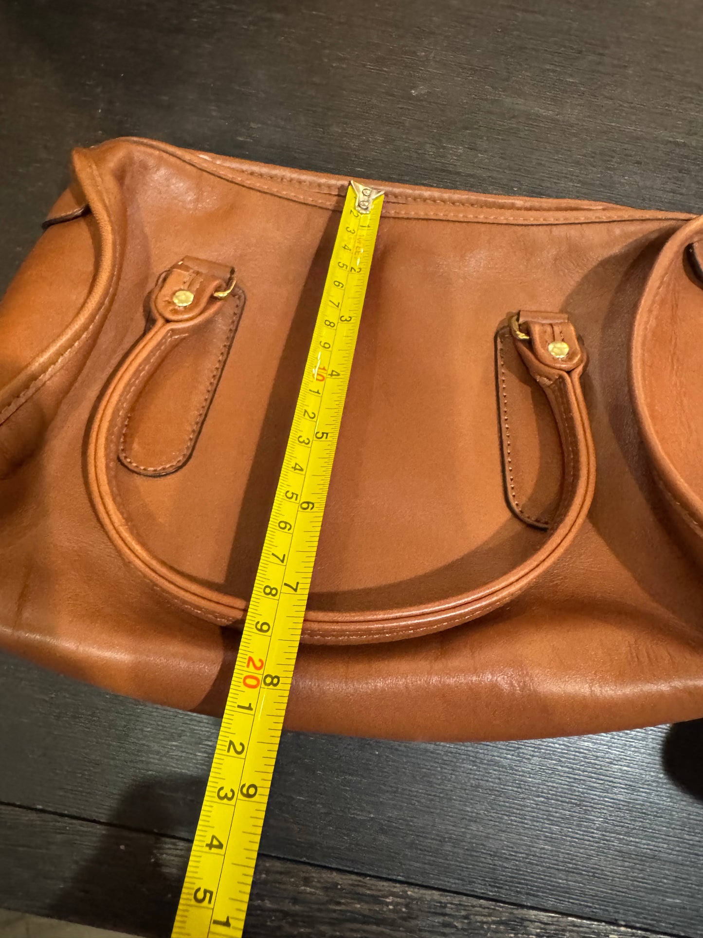COACH PreLoved Camel Color Satchel/Lower Arm Bag