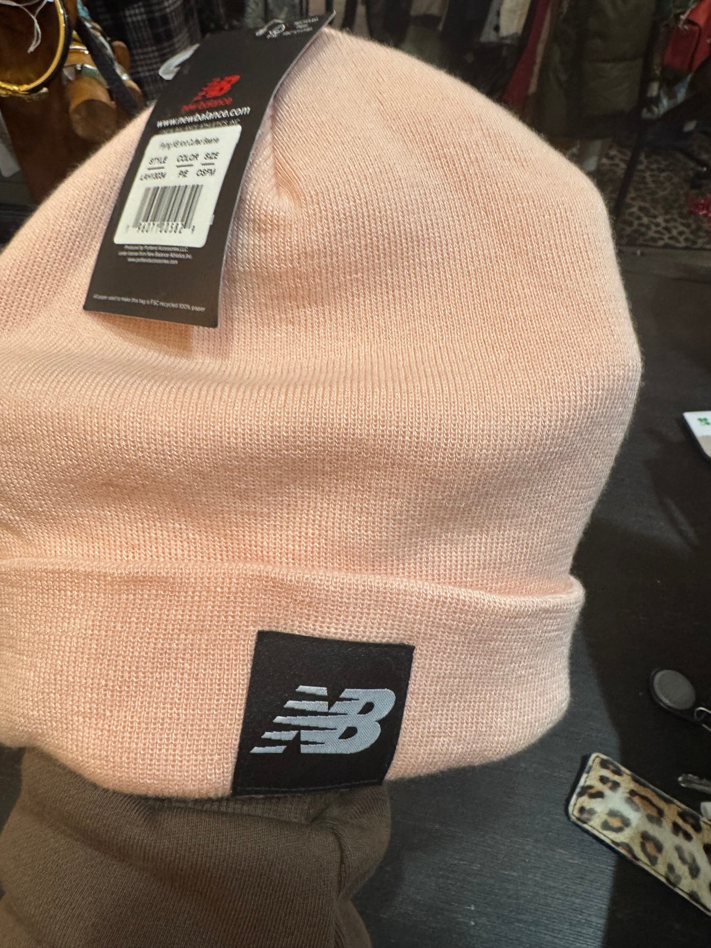 New Balance Baby Pink Beanie - NWT