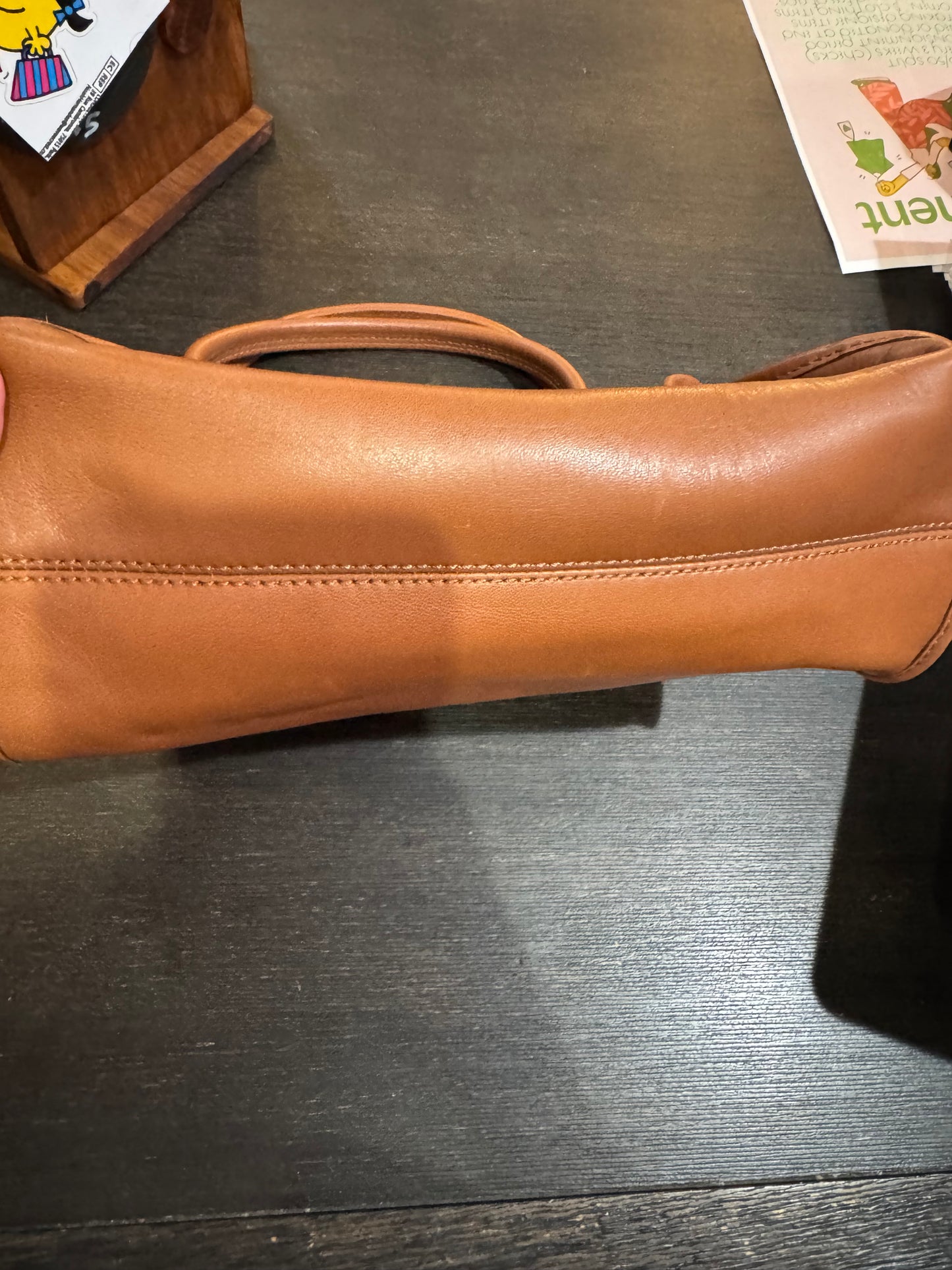 COACH PreLoved Camel Color Satchel/Lower Arm Bag