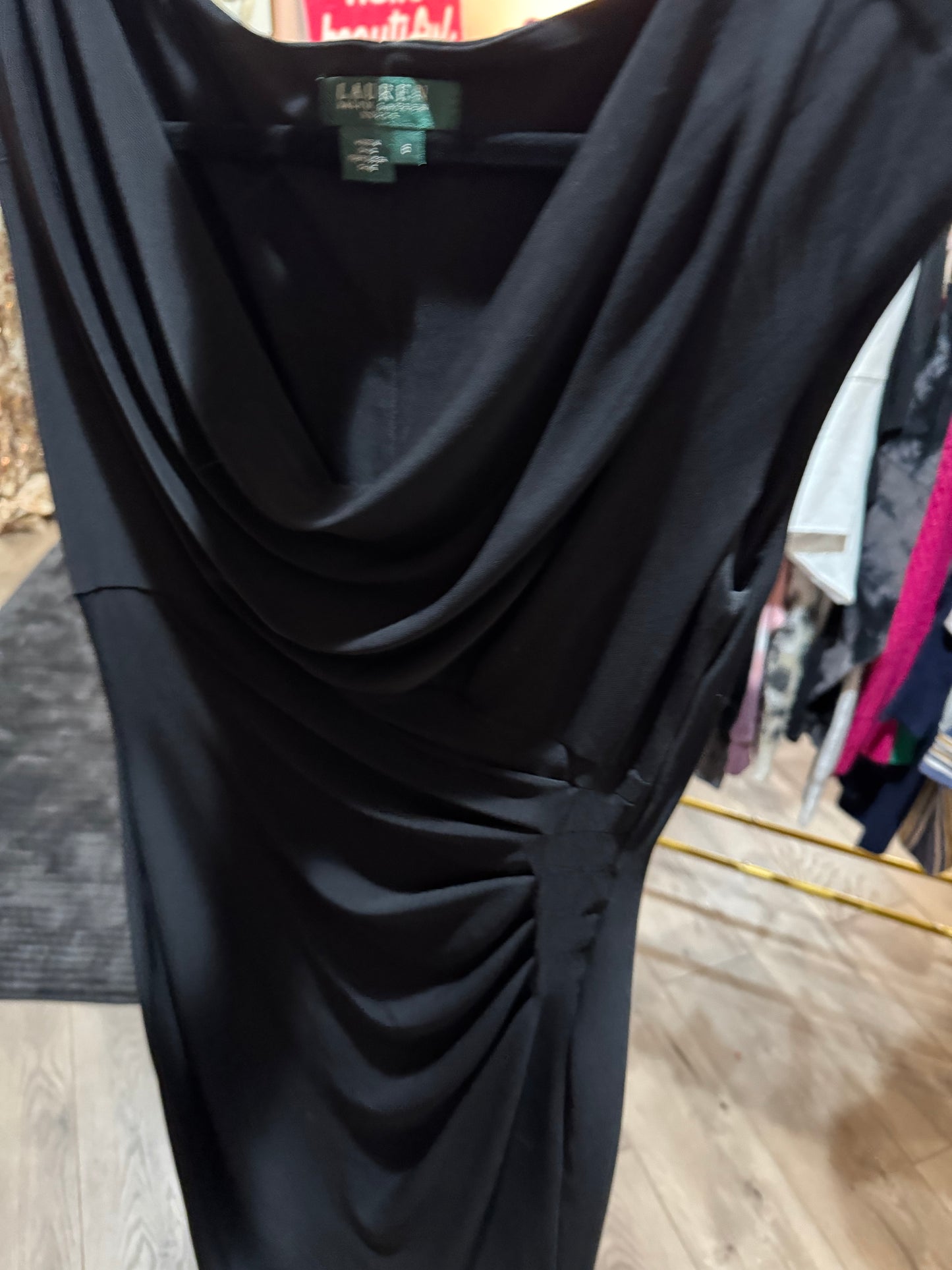 LAUREN by Ralph Lauren Black Sleeveless Dress