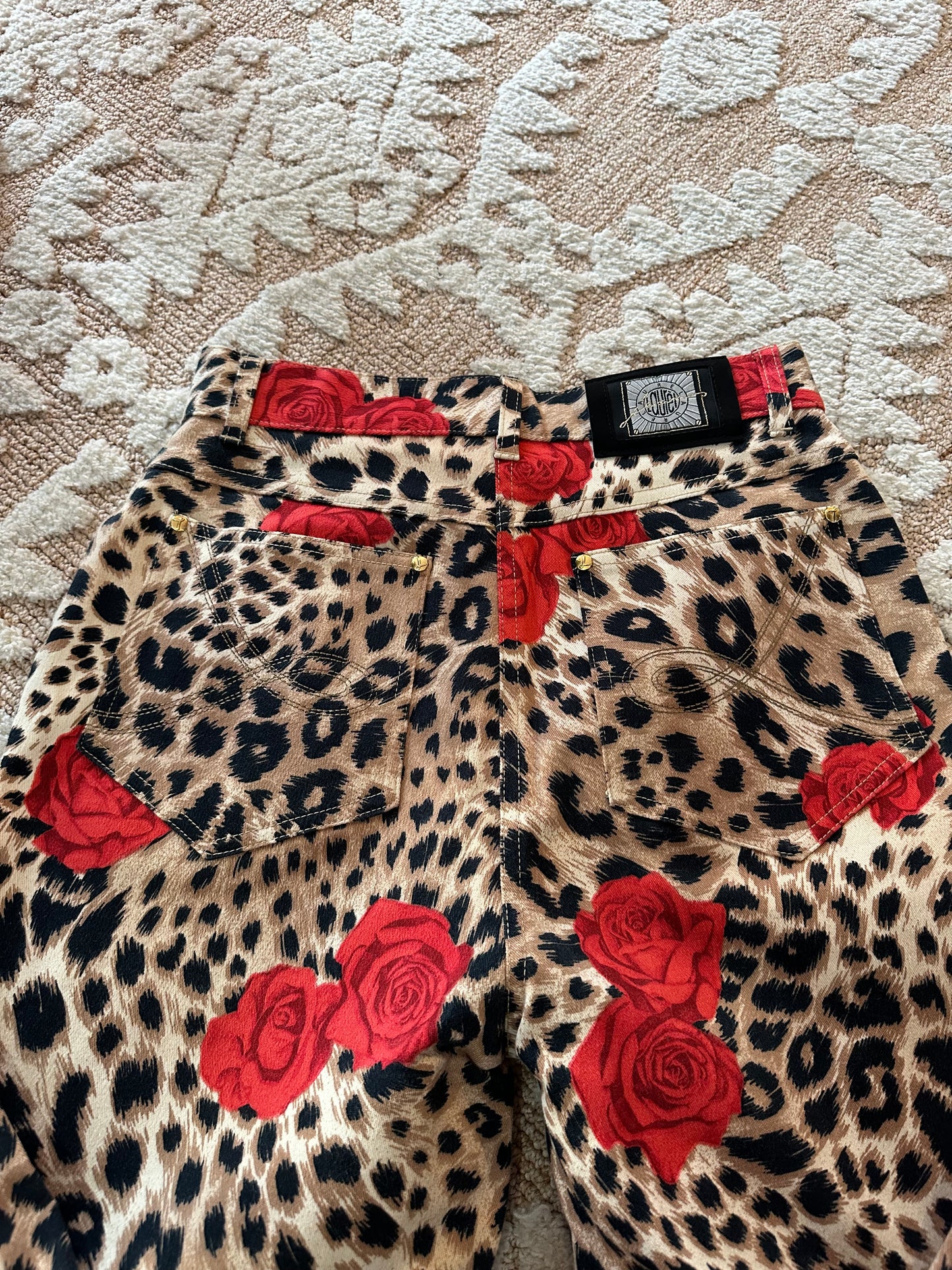 Like new! Cool pattern! Laurel Jeans