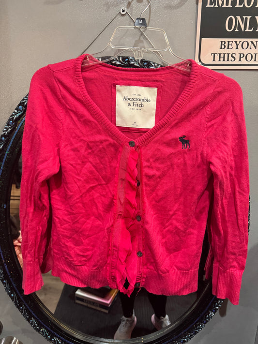 Abercrombie Y2K Pink Button Up Cardigan