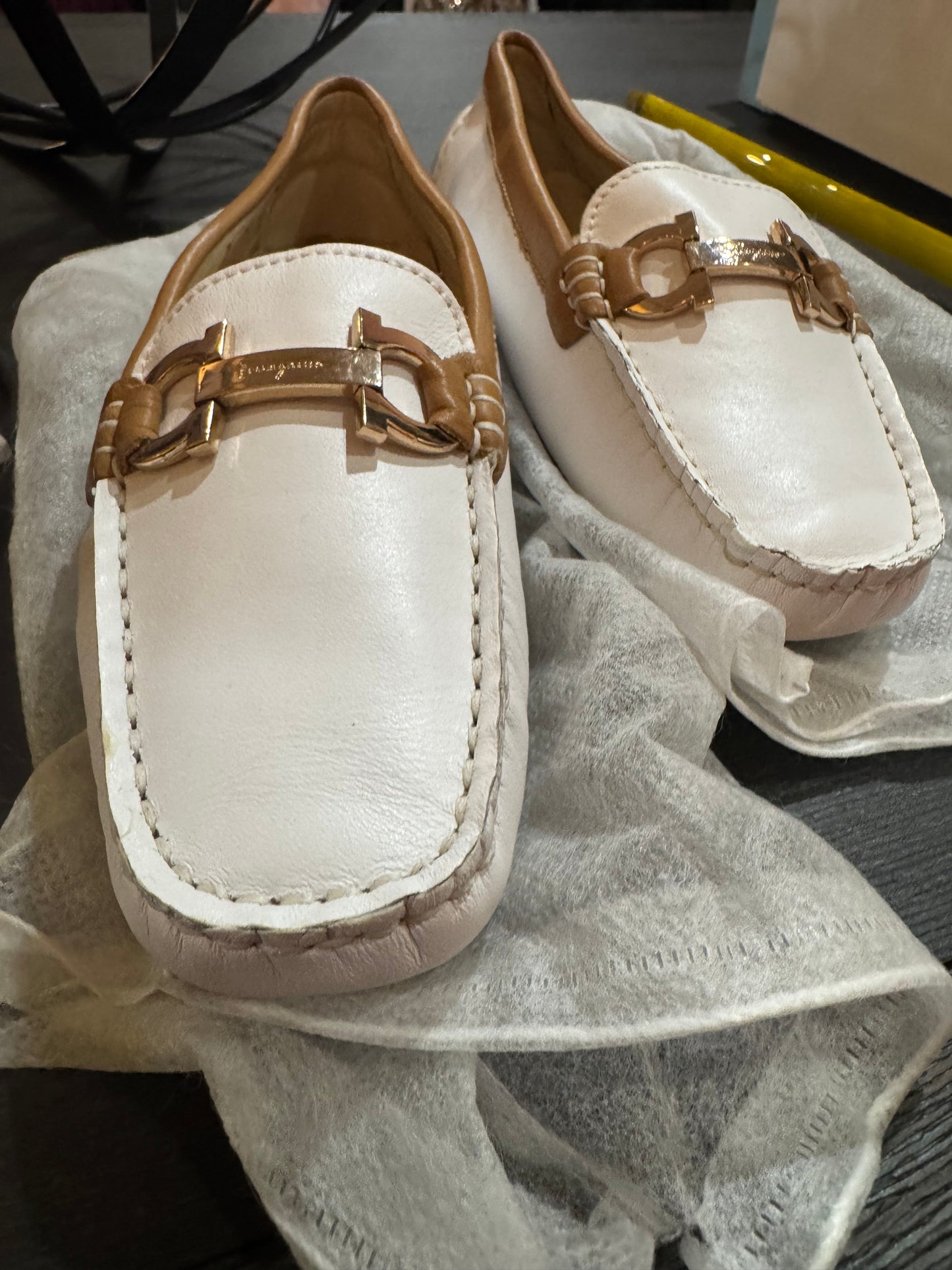 New! White loafers shoe. Size 6.5