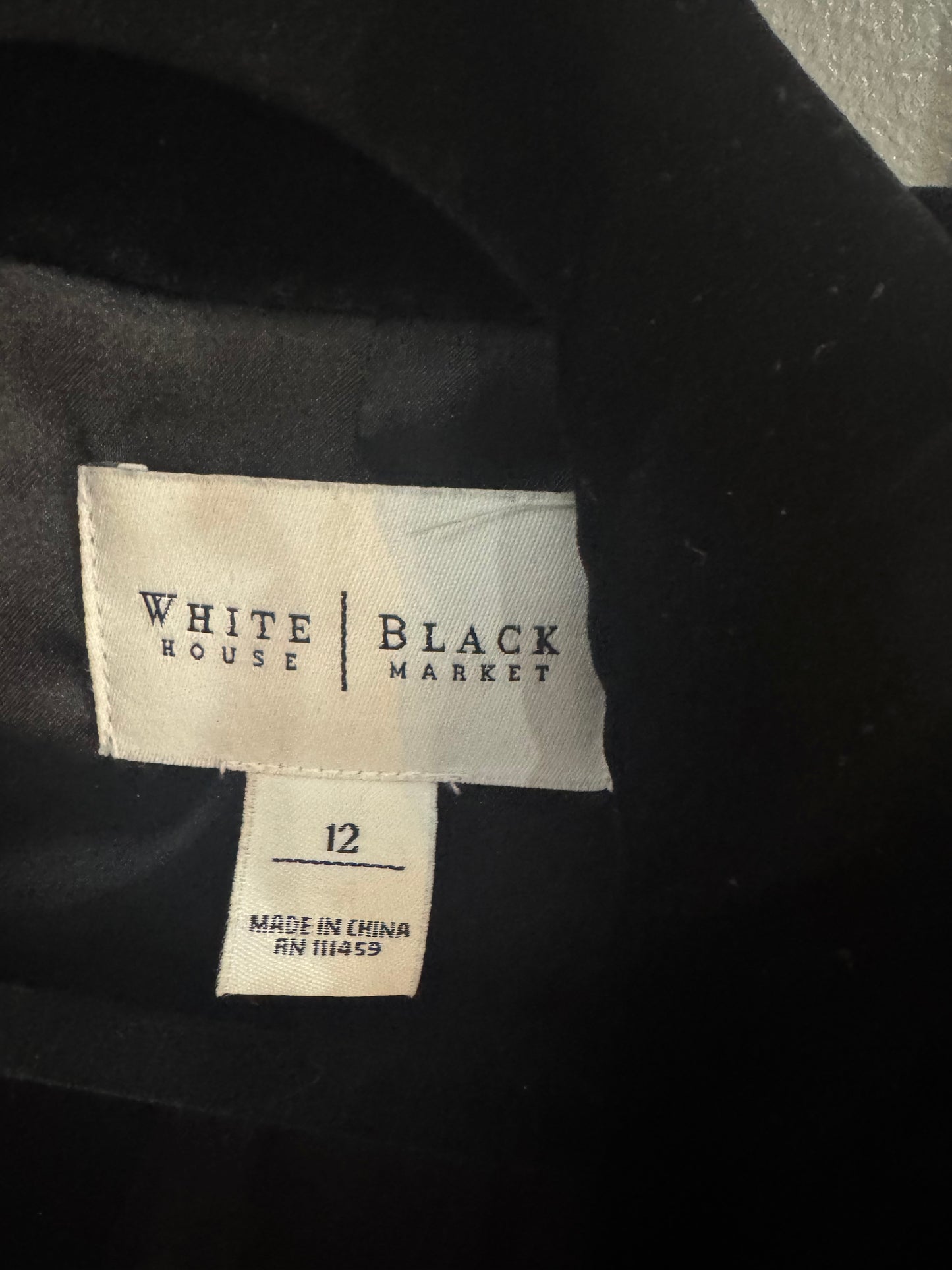 White House Black Market Velvet Feel Blazer - Size 12