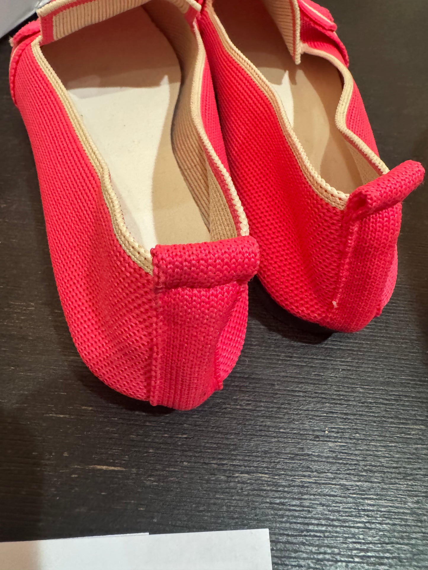 Pink Bow Material Flat Shoe - Women’s Shoe Size 37