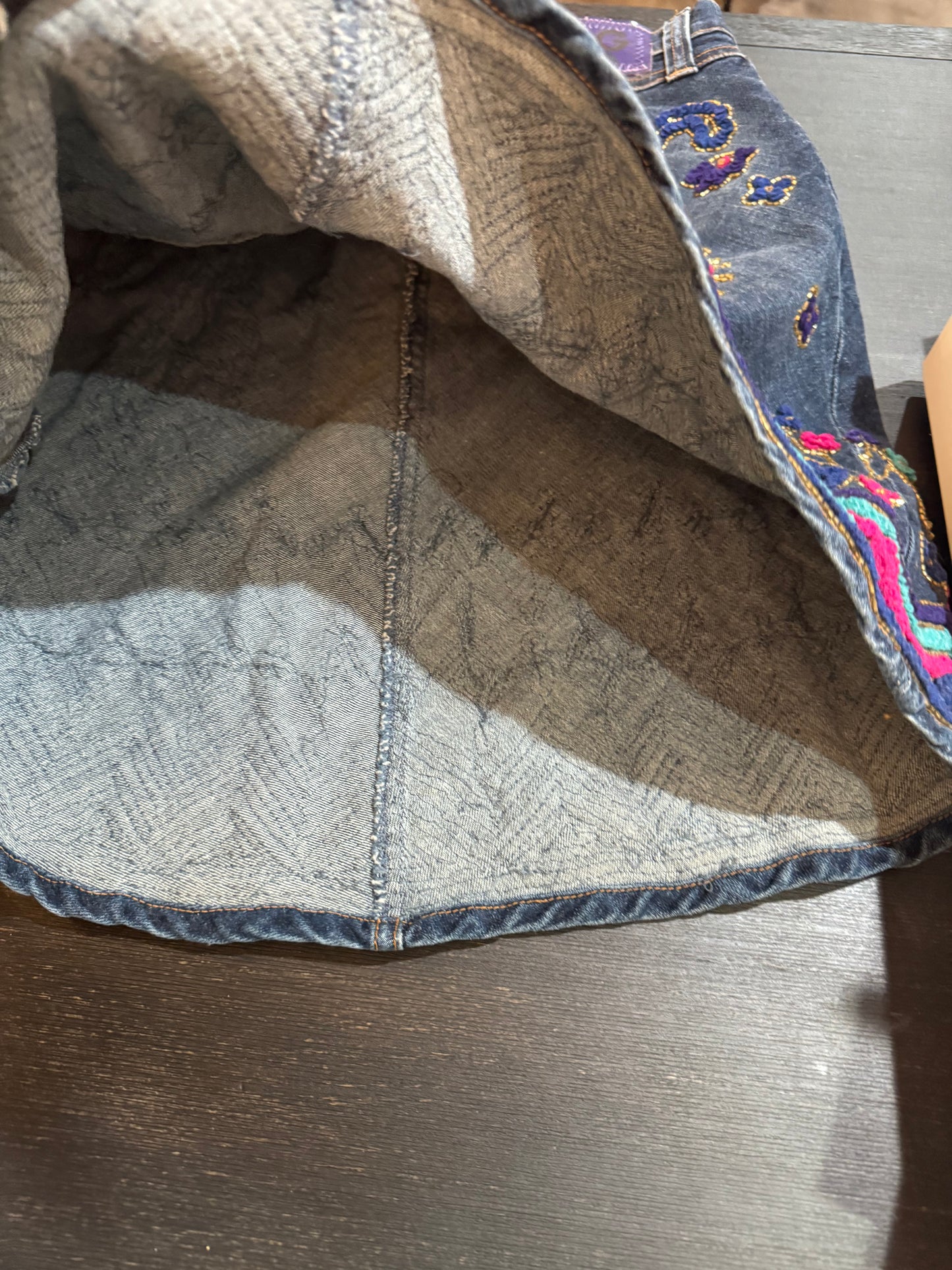 Dolce & Gabbana Vintage Denim Pencil Skirt