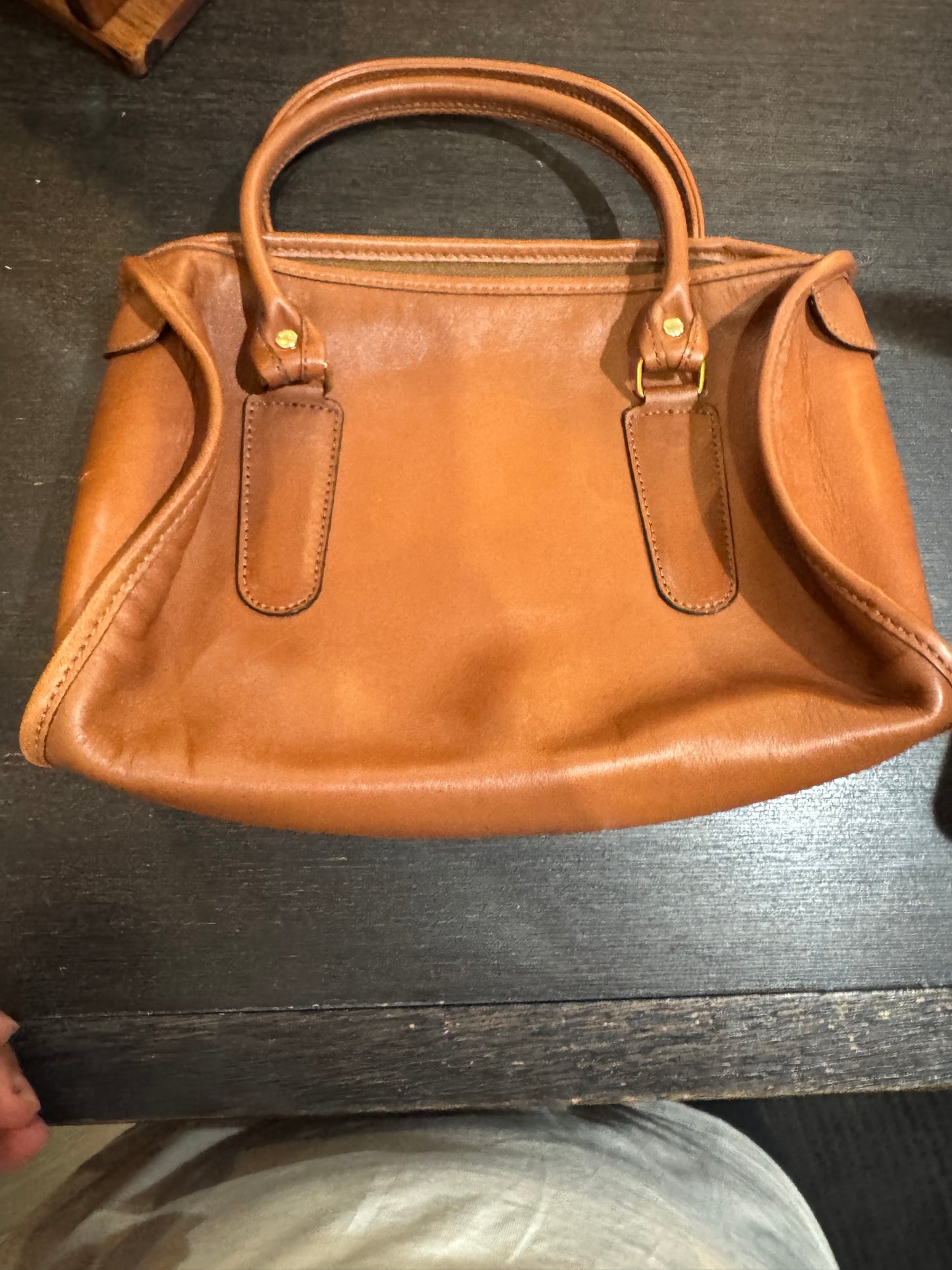 COACH PreLoved Camel Color Satchel/Lower Arm Bag