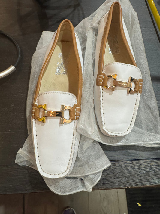 New! White loafers shoe. Size 6.5