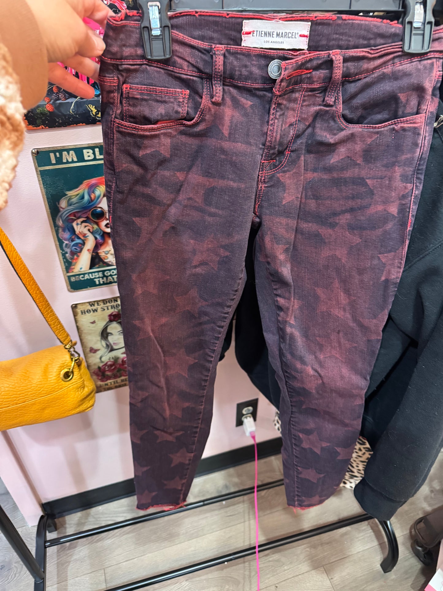 Etienne Marcel star print jeans