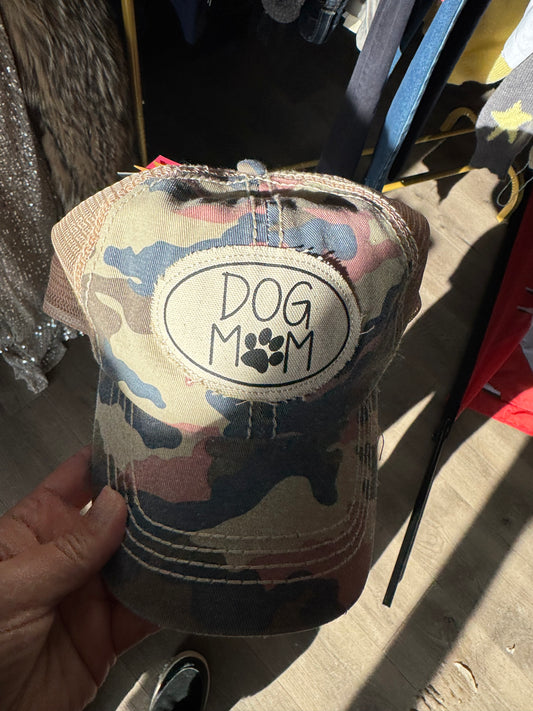 DOG MOM adjustable cap