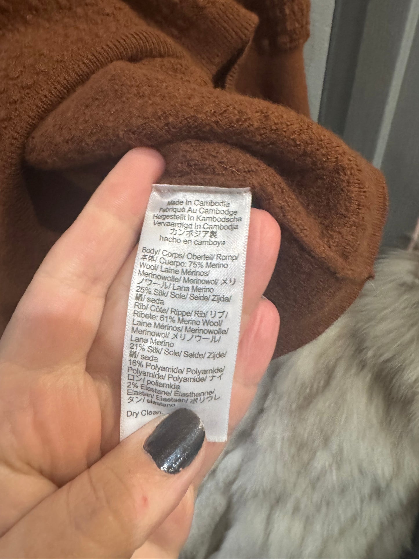 Madewell Cropped Top Size XL