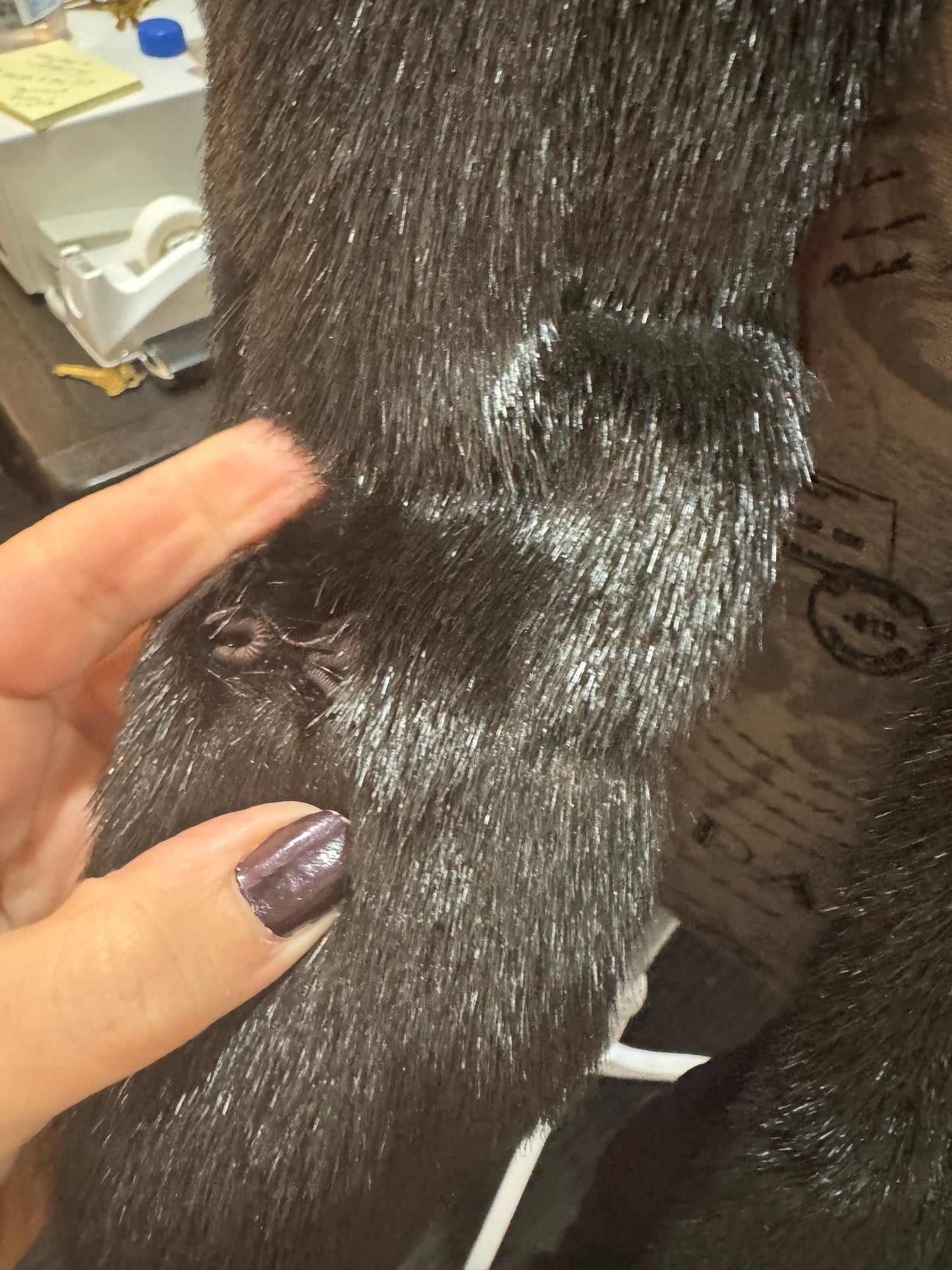 Vintage Fur Jacket - Rabbit Fur - See Measurements