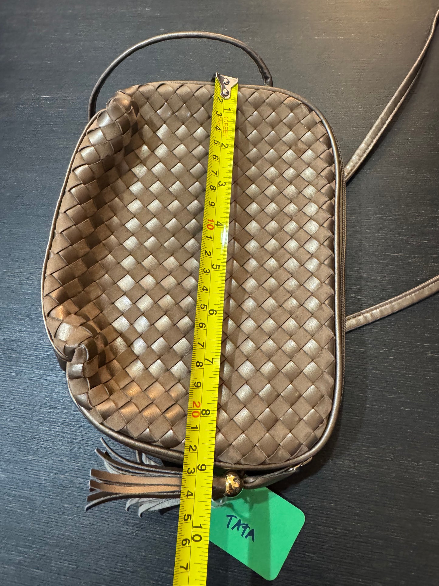 Small Brown Shimmer Shoulder Bag