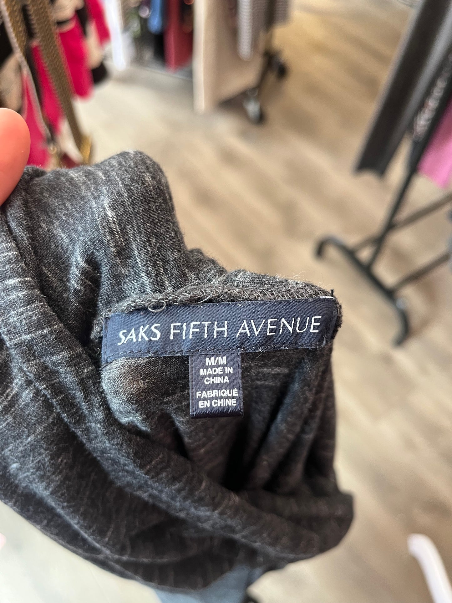 Saks Fifth Avenue - Cowlneck Top - Size Medium