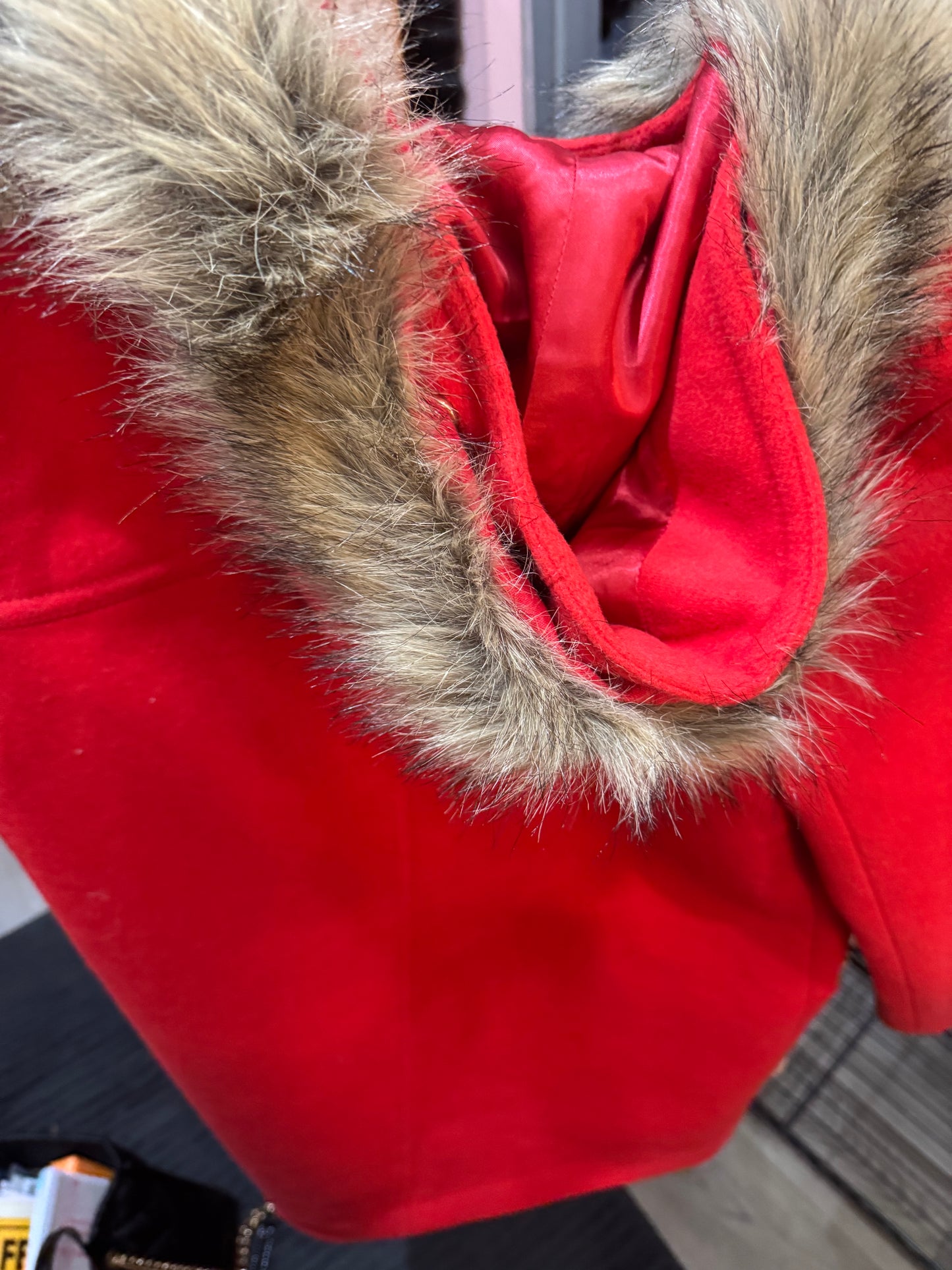 J. Crew Red Winter Jacket - Size 6