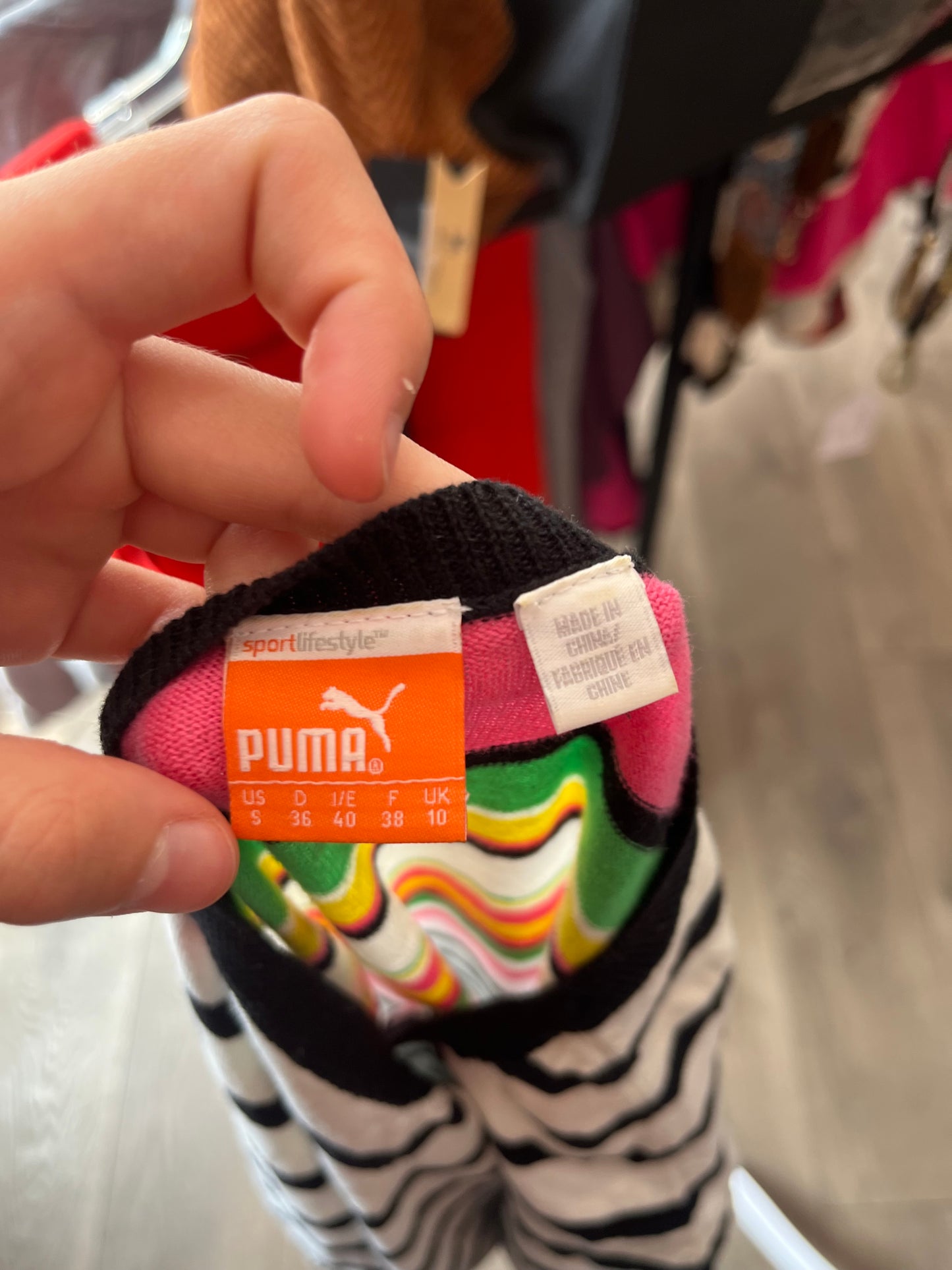 PUMA Long Sleeve Top - Vintage - Size Small