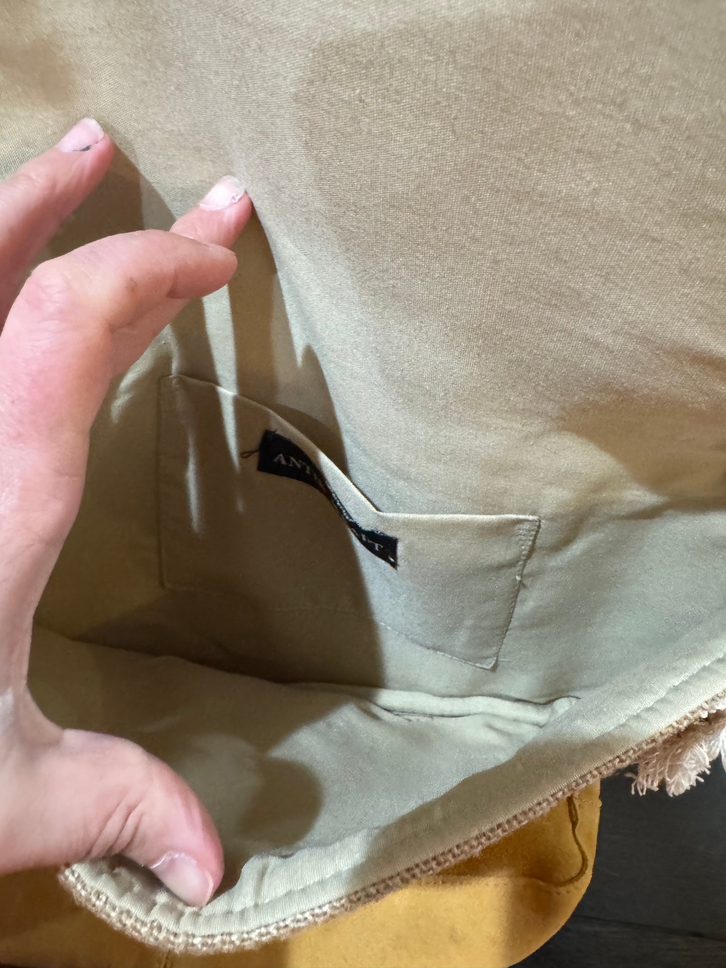 Boho small clutch (has chain attached)