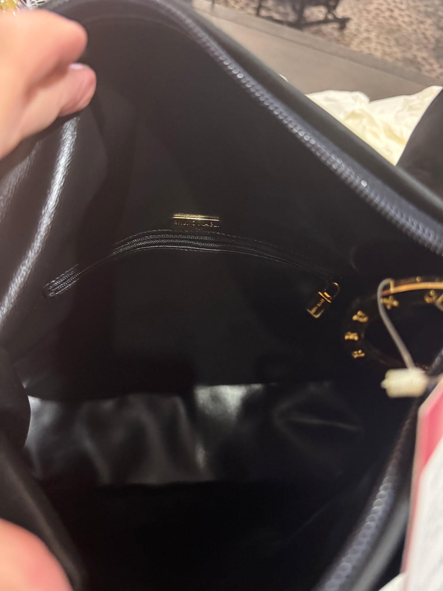 Bruno Maglo  - Large Black Suede Hobo Bag