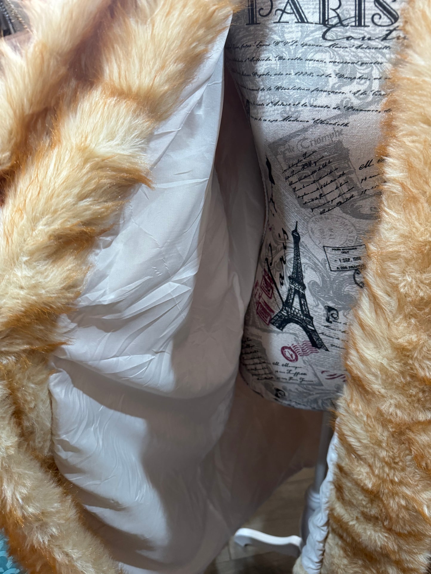 Faux Fur Jacket - Size Medium