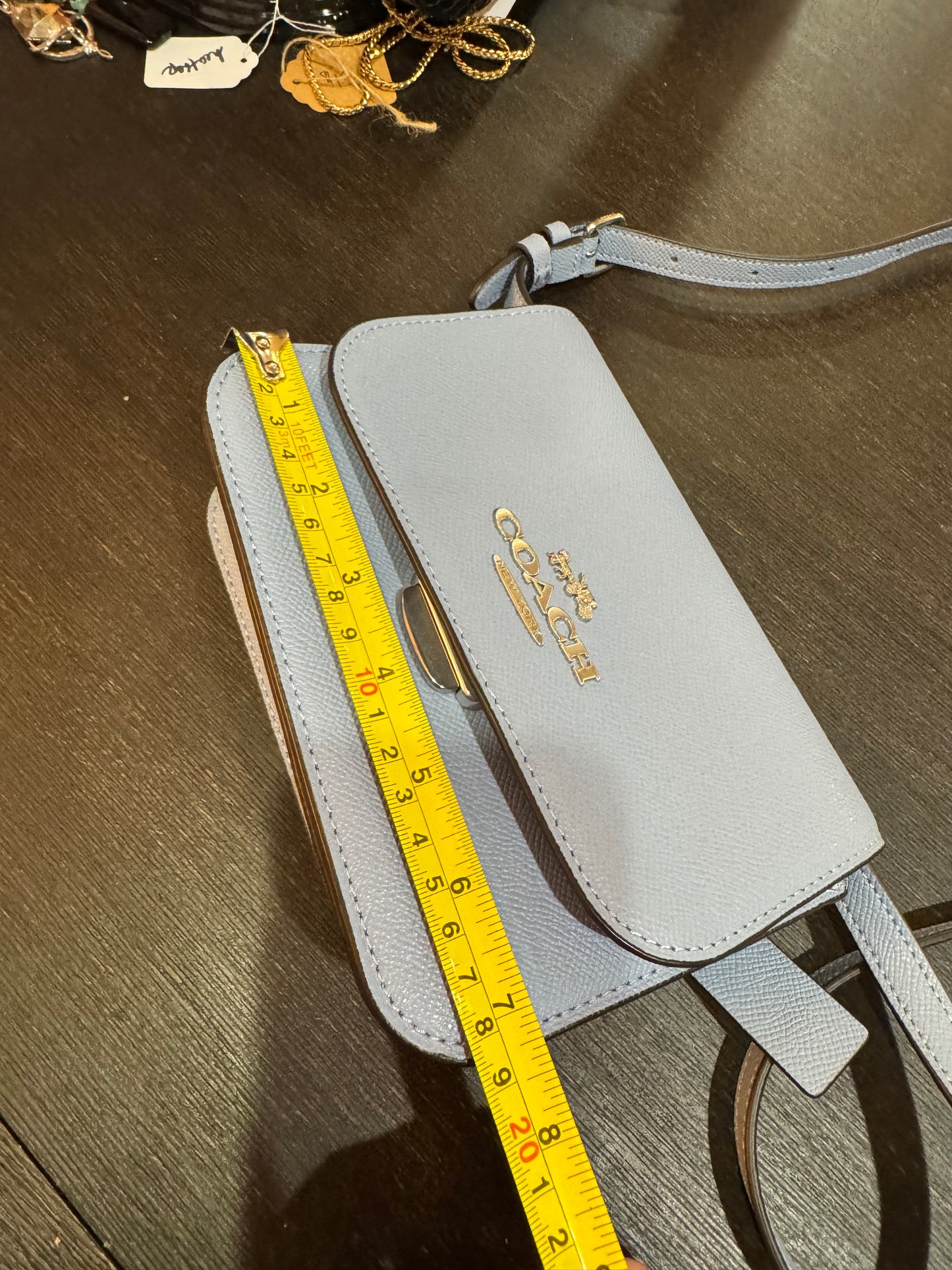 Coach. Small blue handbag!