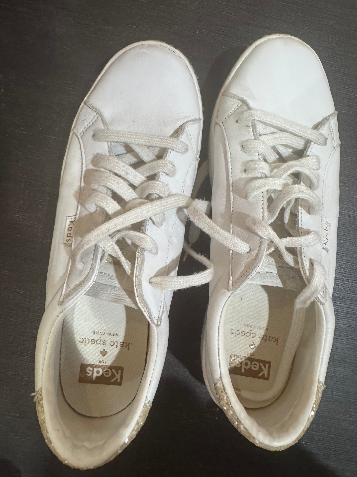 Keds x Kate Spade White Tennis Shoes - PreLoved