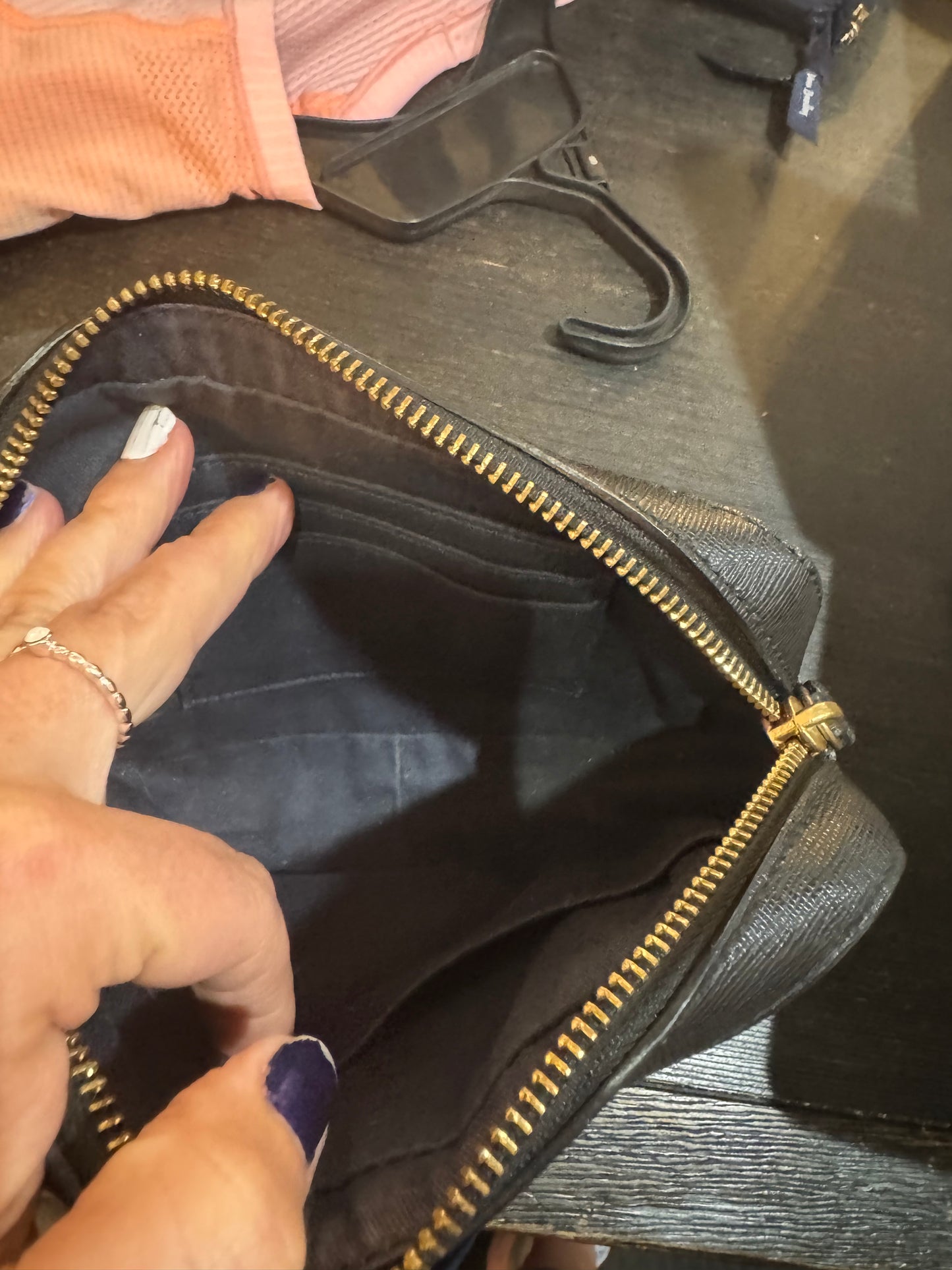 COACH Black Wristlet (wallet) Carrying