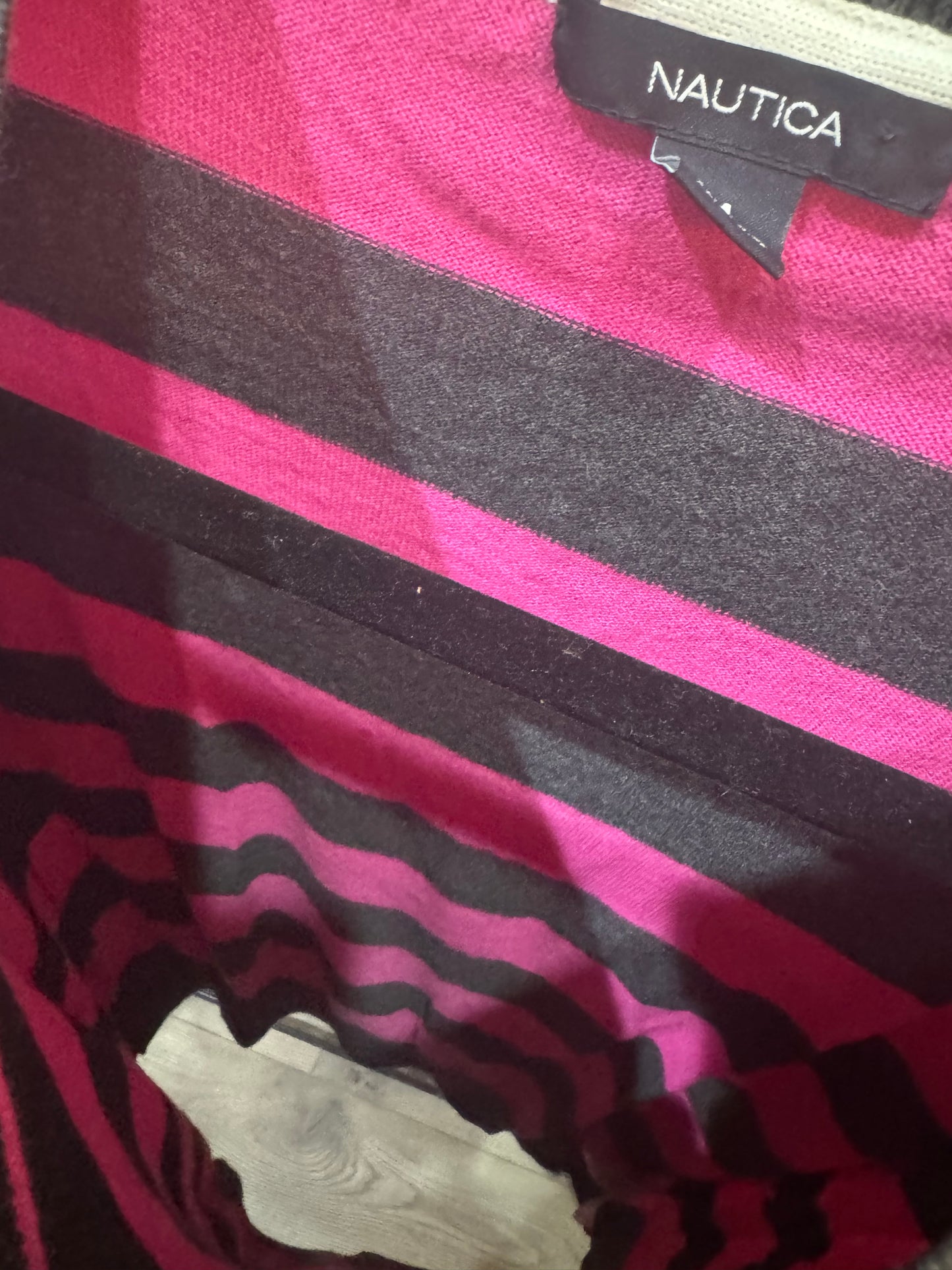 Nautica Brand. Size Medium.  Striped Sweater.