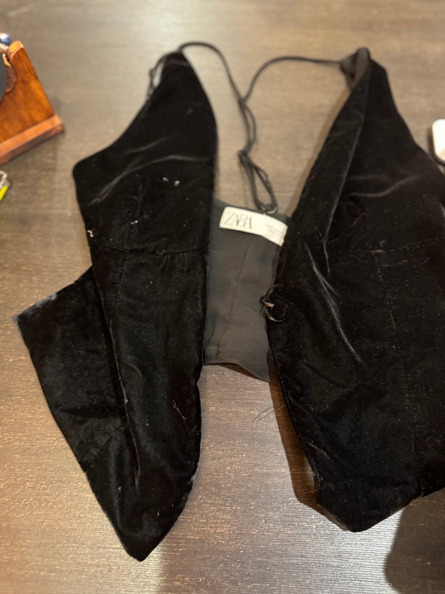 Zara Brand Black Vest - Size XS