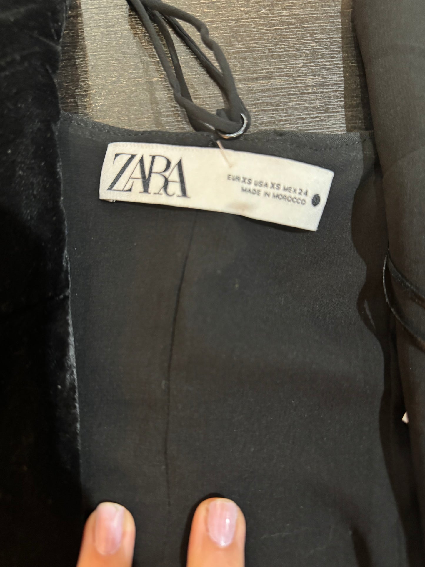 Zara Brand Black Vest - Size XS