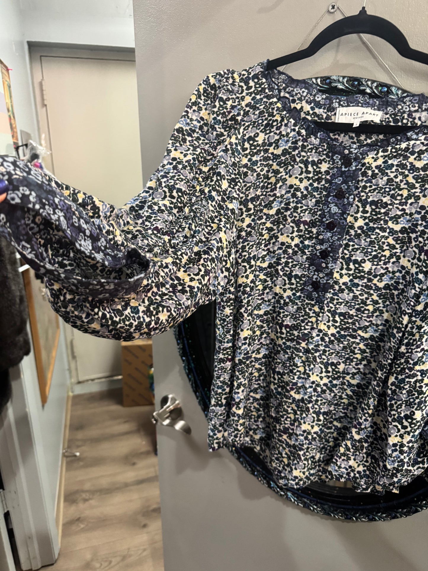 “A Piece Apart” Brand Size 2 Long Sleeve Blouse