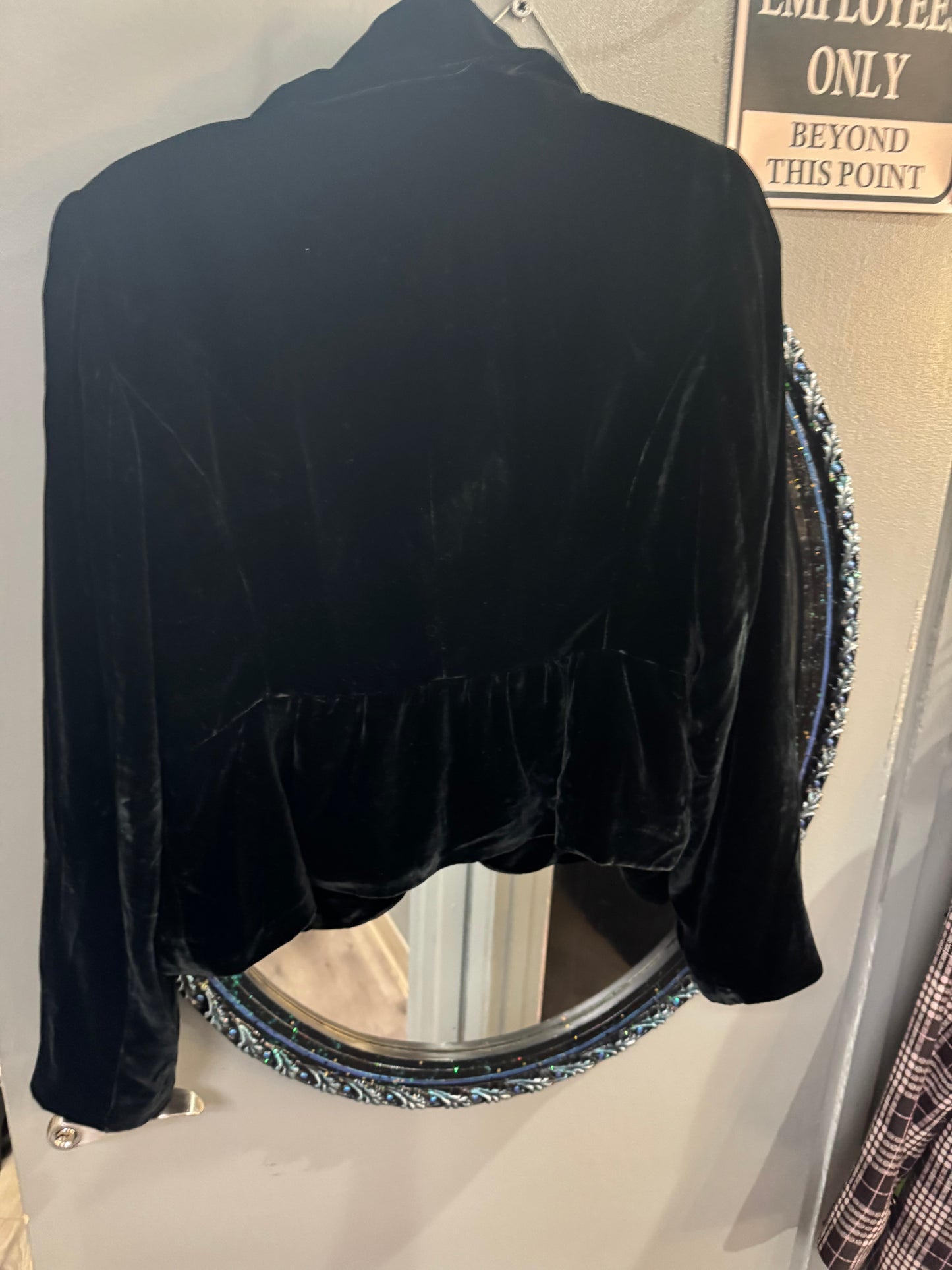 White House Black Market Velvet Feel Blazer - Size 12