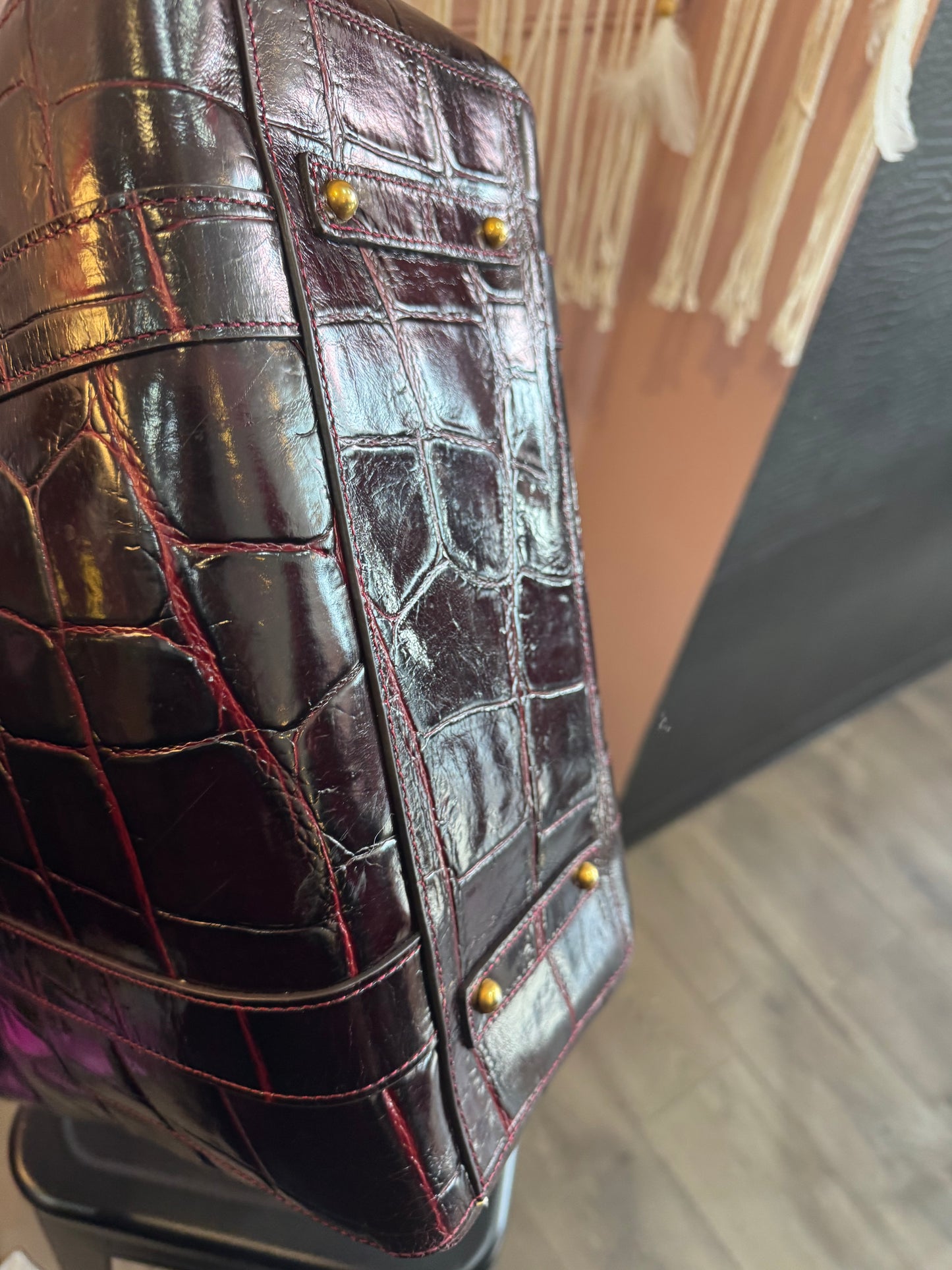 Large maroon Dooney & Burke great condition tote