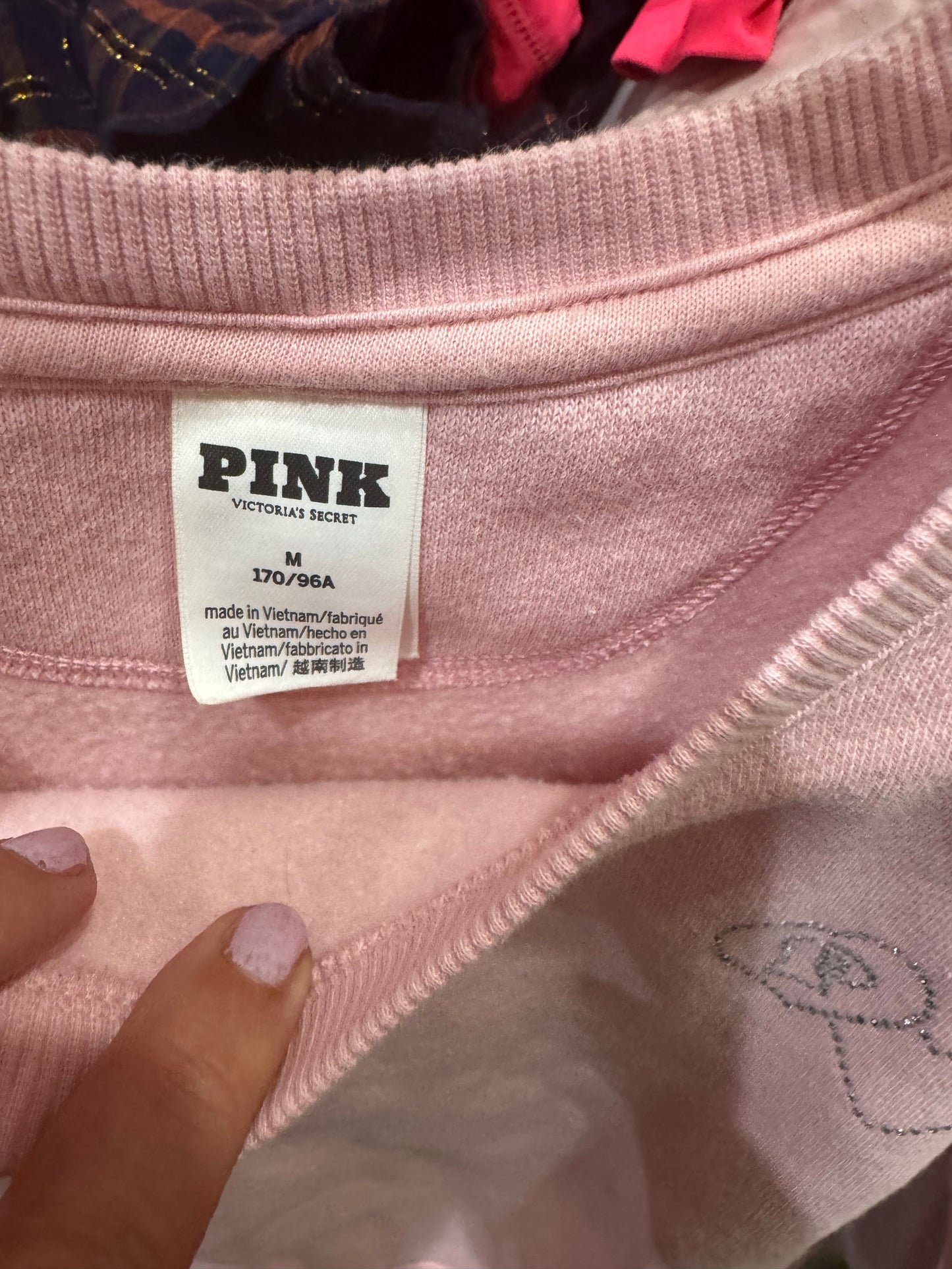 Pink Sweatshirt - Size Medium