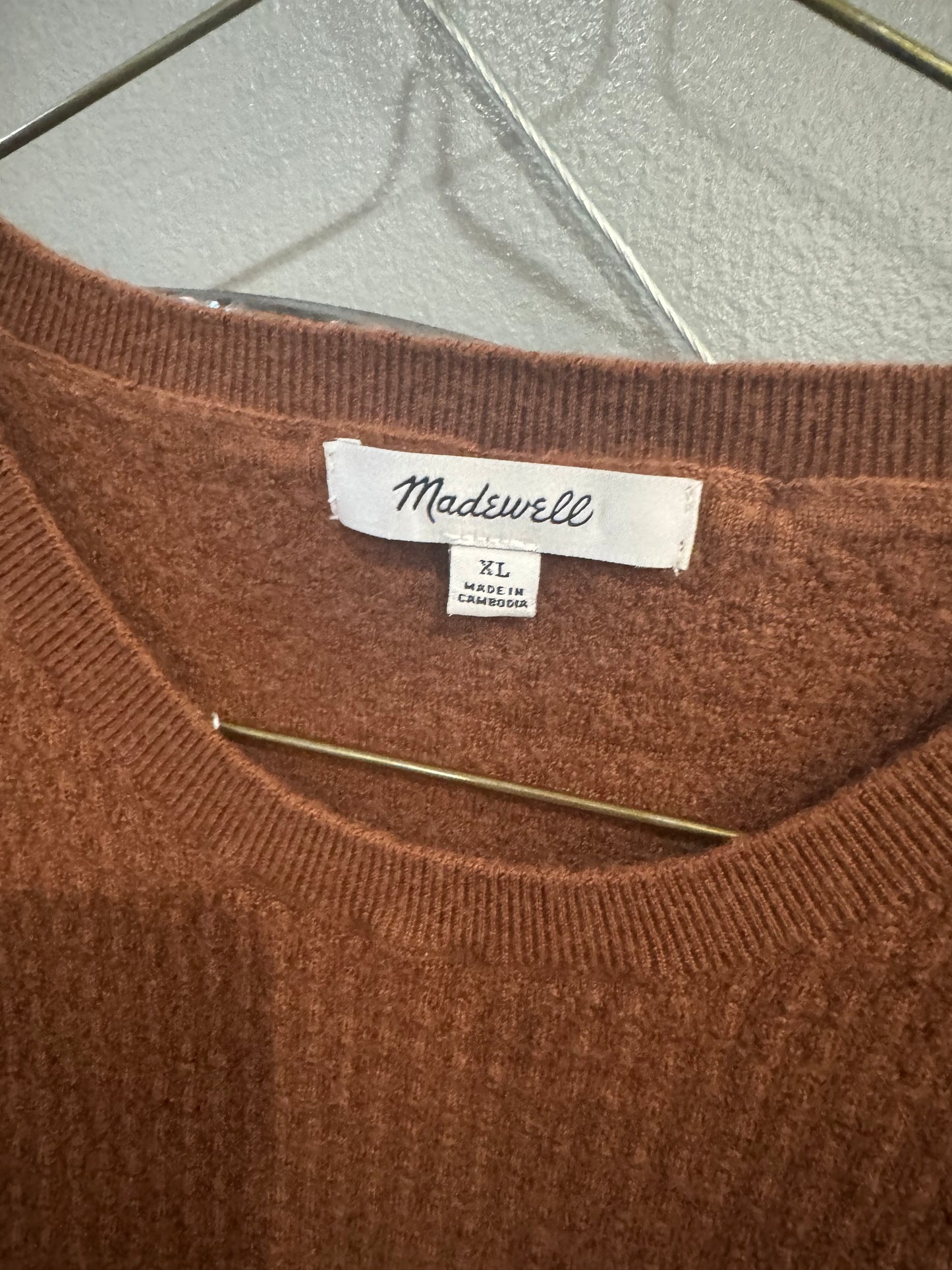 Madewell Cropped Top Size XL