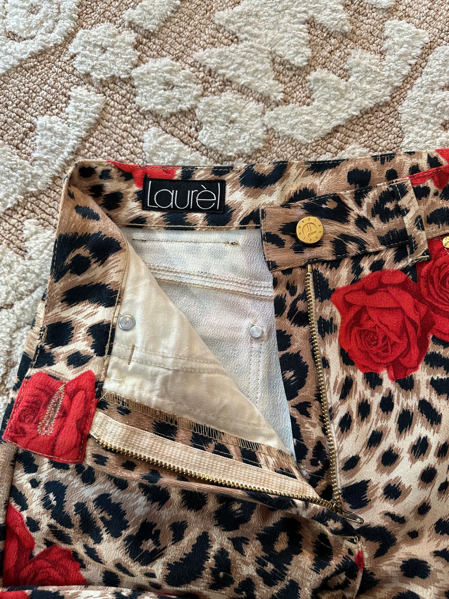 Like new! Cool pattern! Laurel Jeans