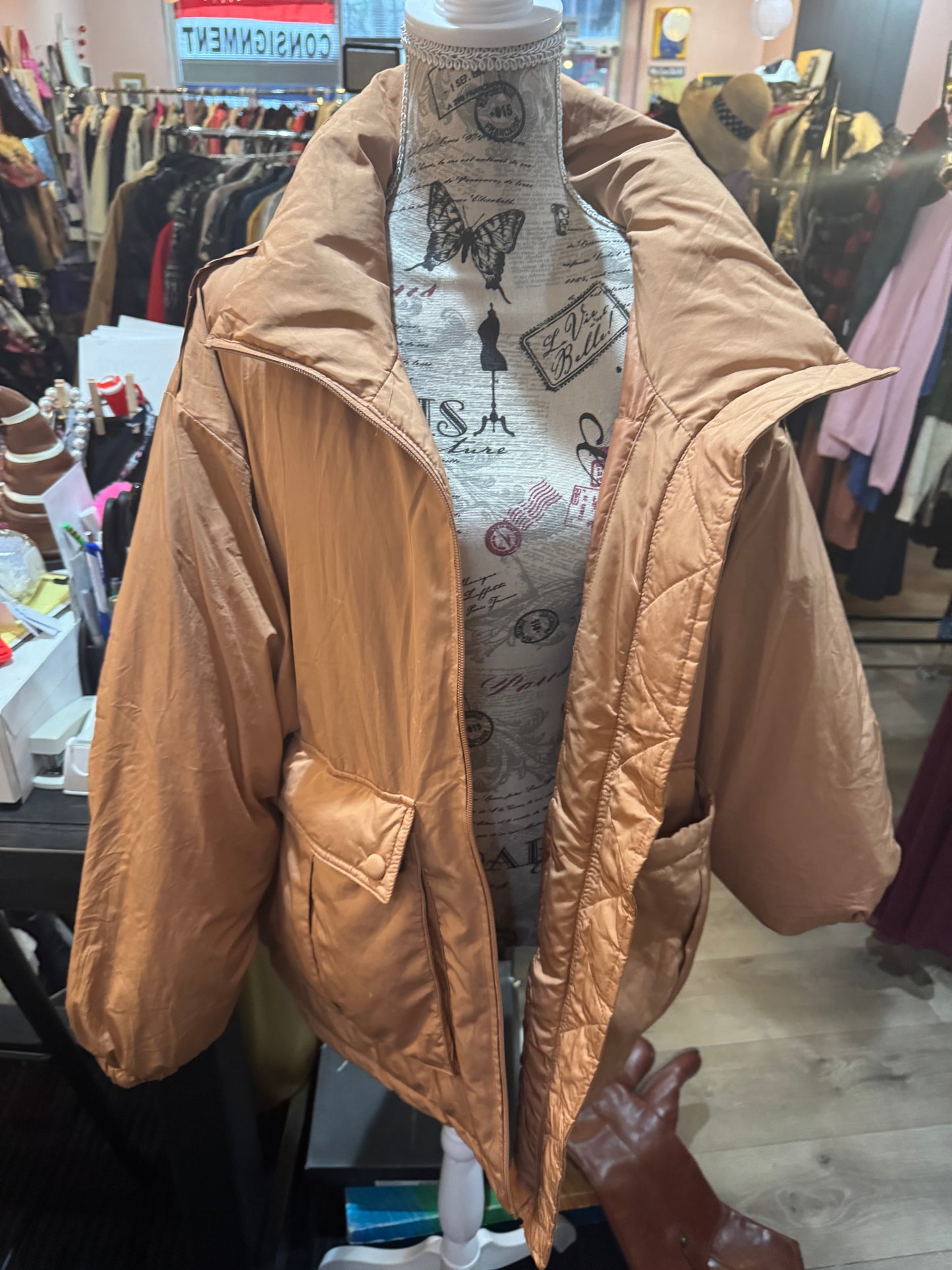 Free People Puffer Coat - Size Large